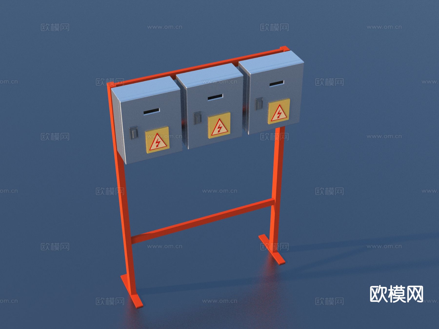 五金件 配电箱 工业元件3d模型