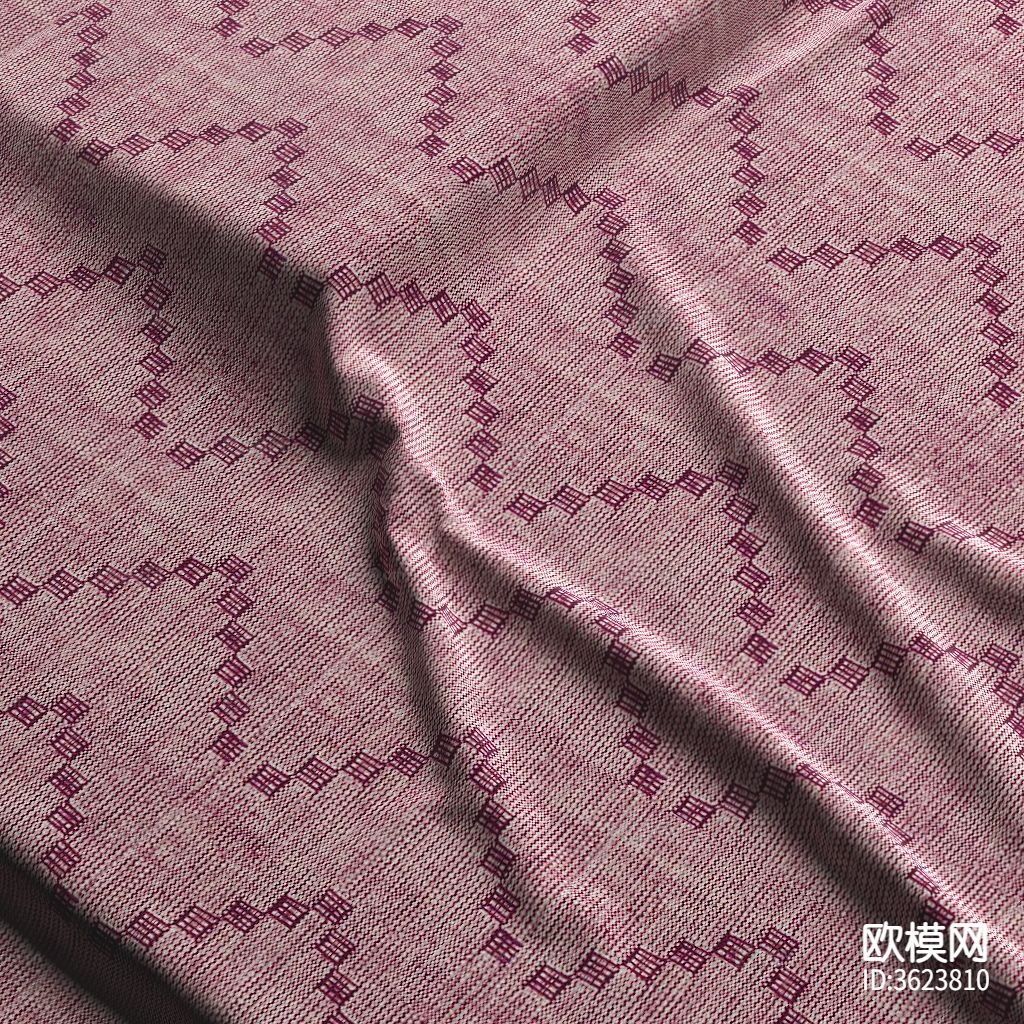 红色棉麻 麻布 棉布 布料材质下载