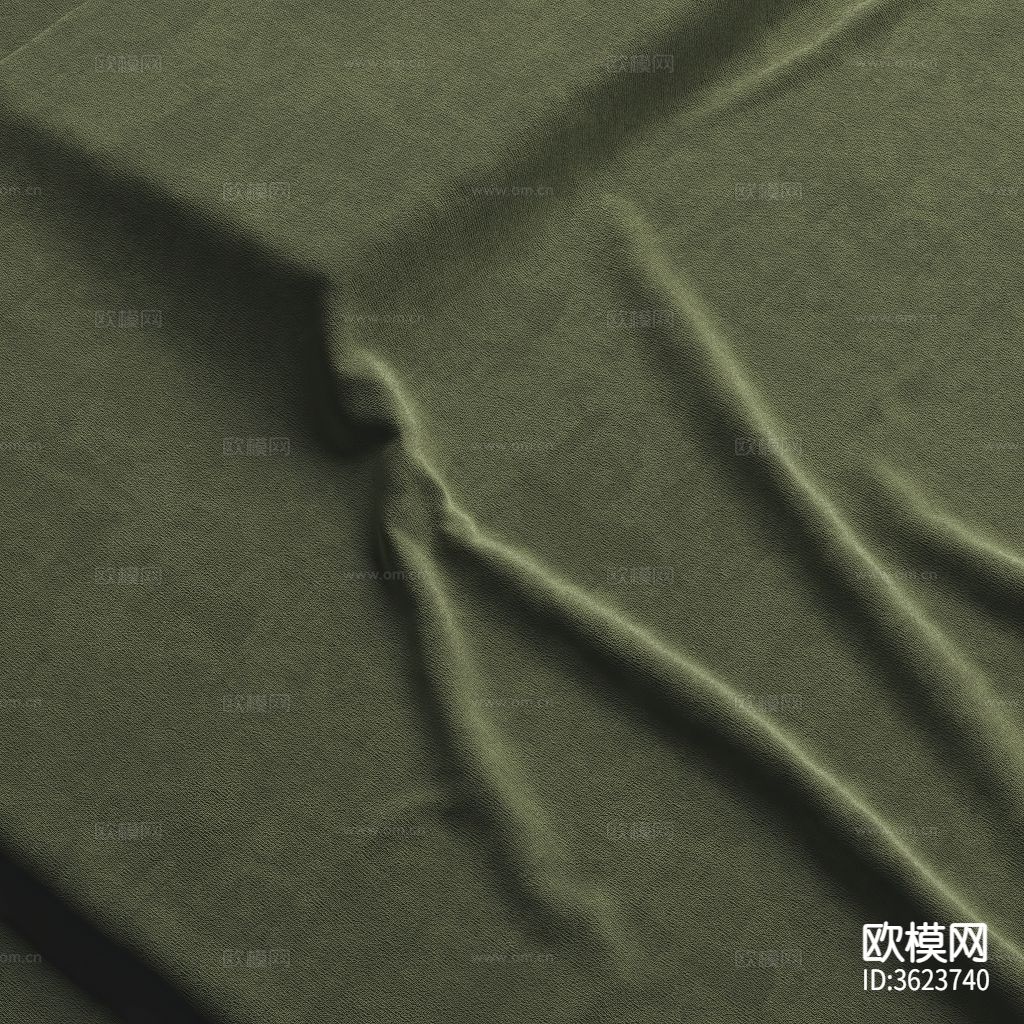 绿色棉麻 麻布 棉布 布料材质下载