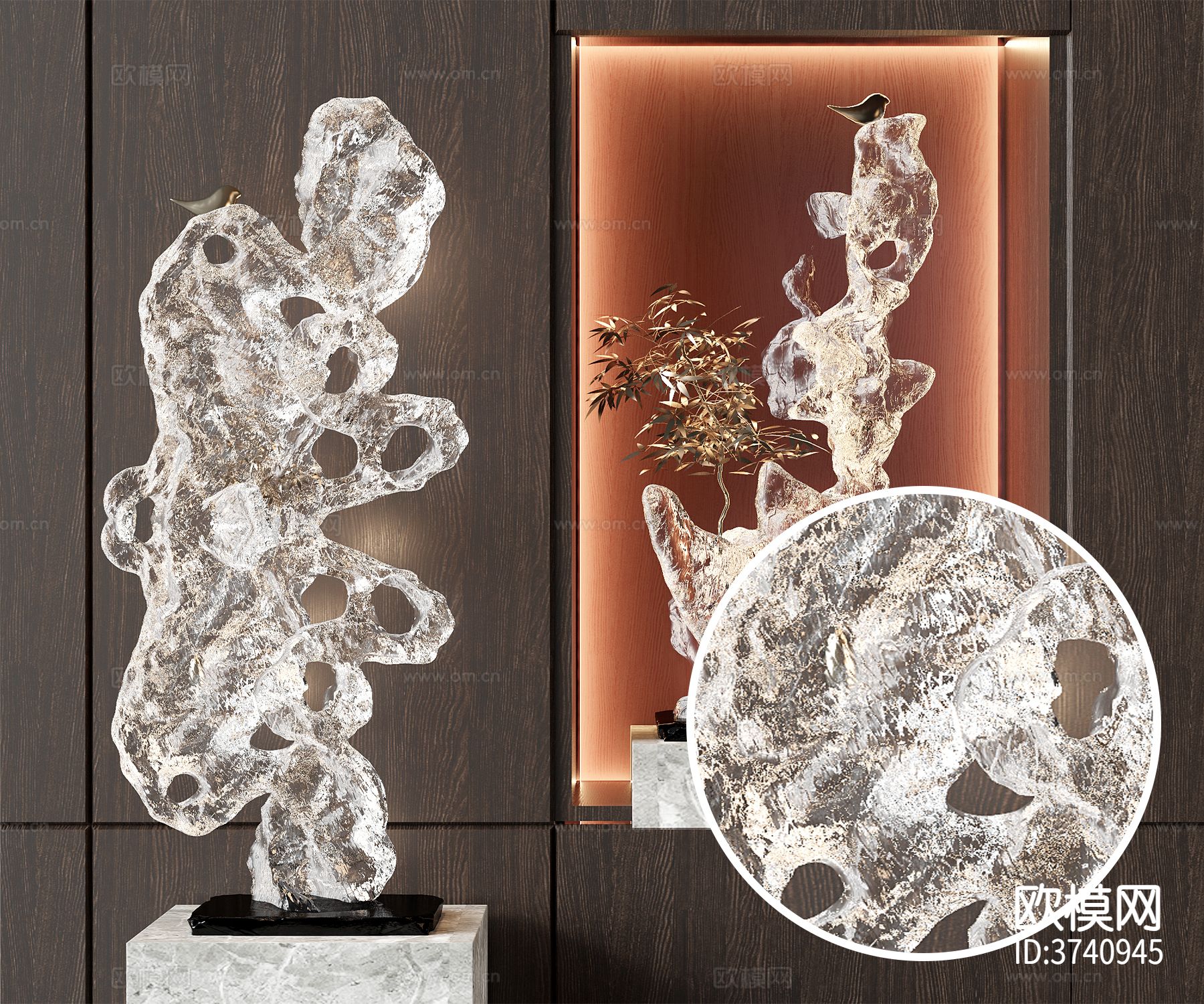 太湖石水晶材质下载