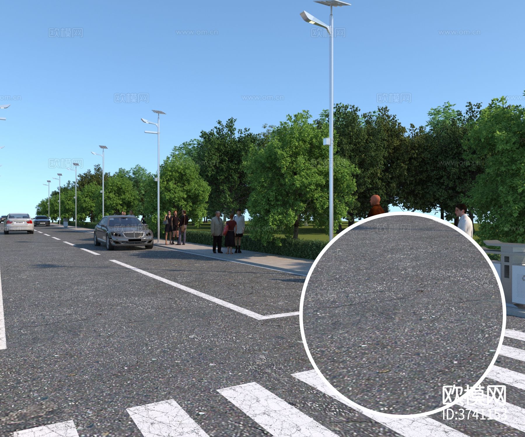 沥青路材质下载