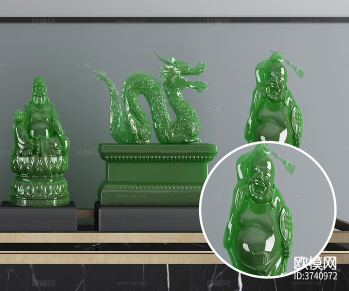彌勒佛玉石材質(zhì)下載