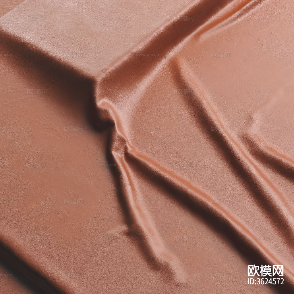 橙色皮革 皮纹材质下载