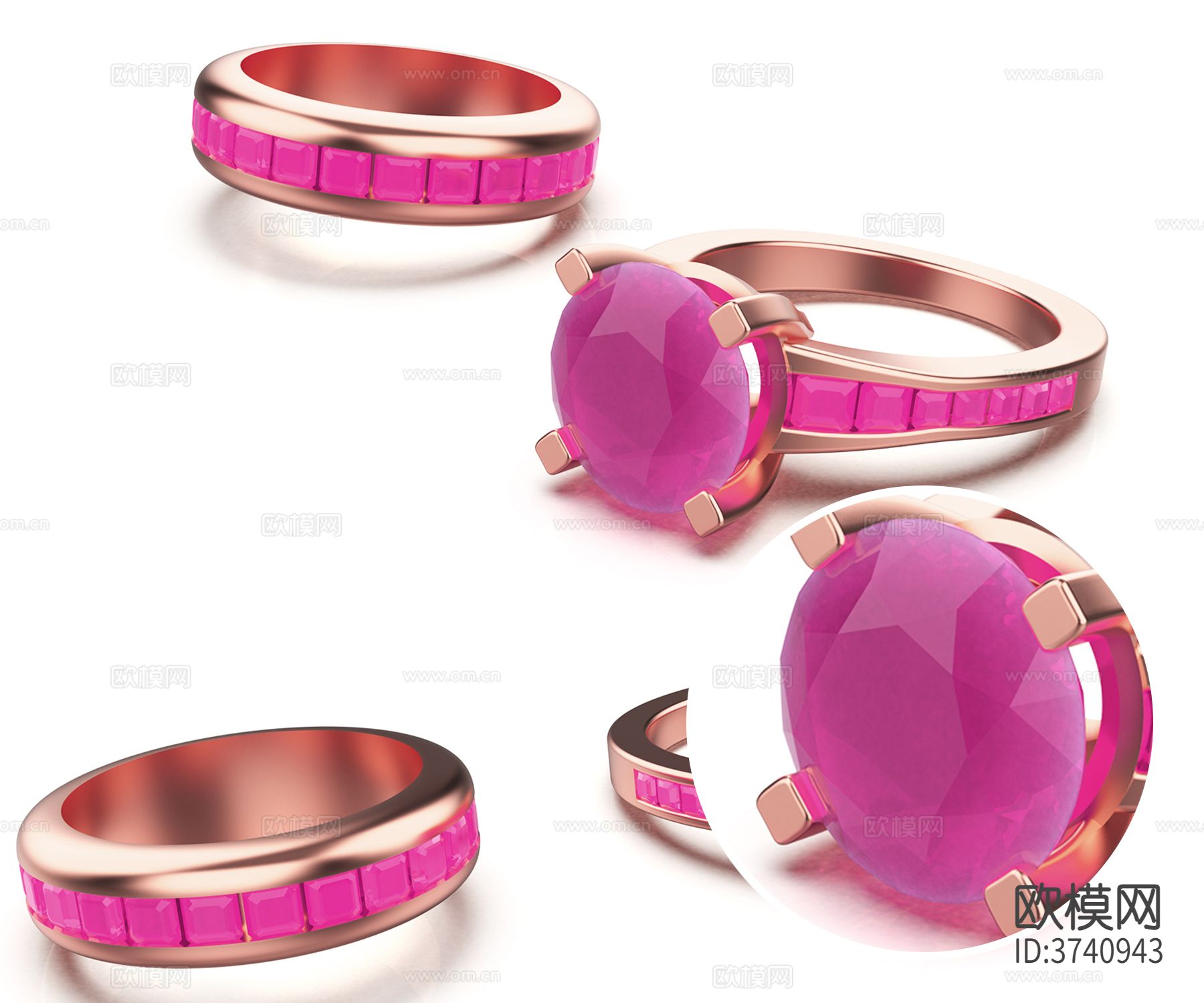 粉宝石材质下载