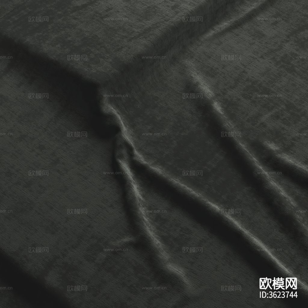 黑绿色棉麻 麻布 棉布 布料材质下载