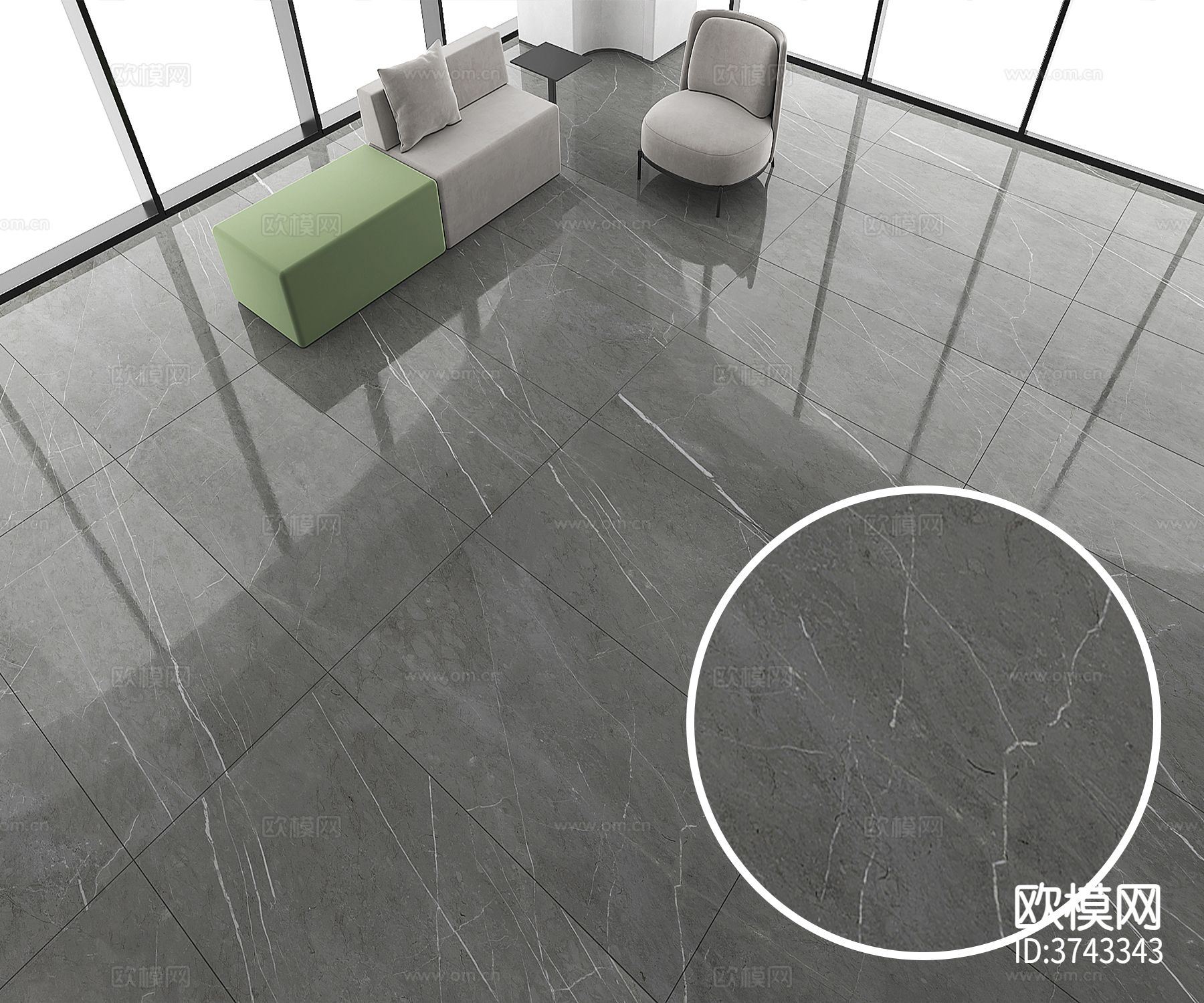 灰色地砖 瓷砖材质下载