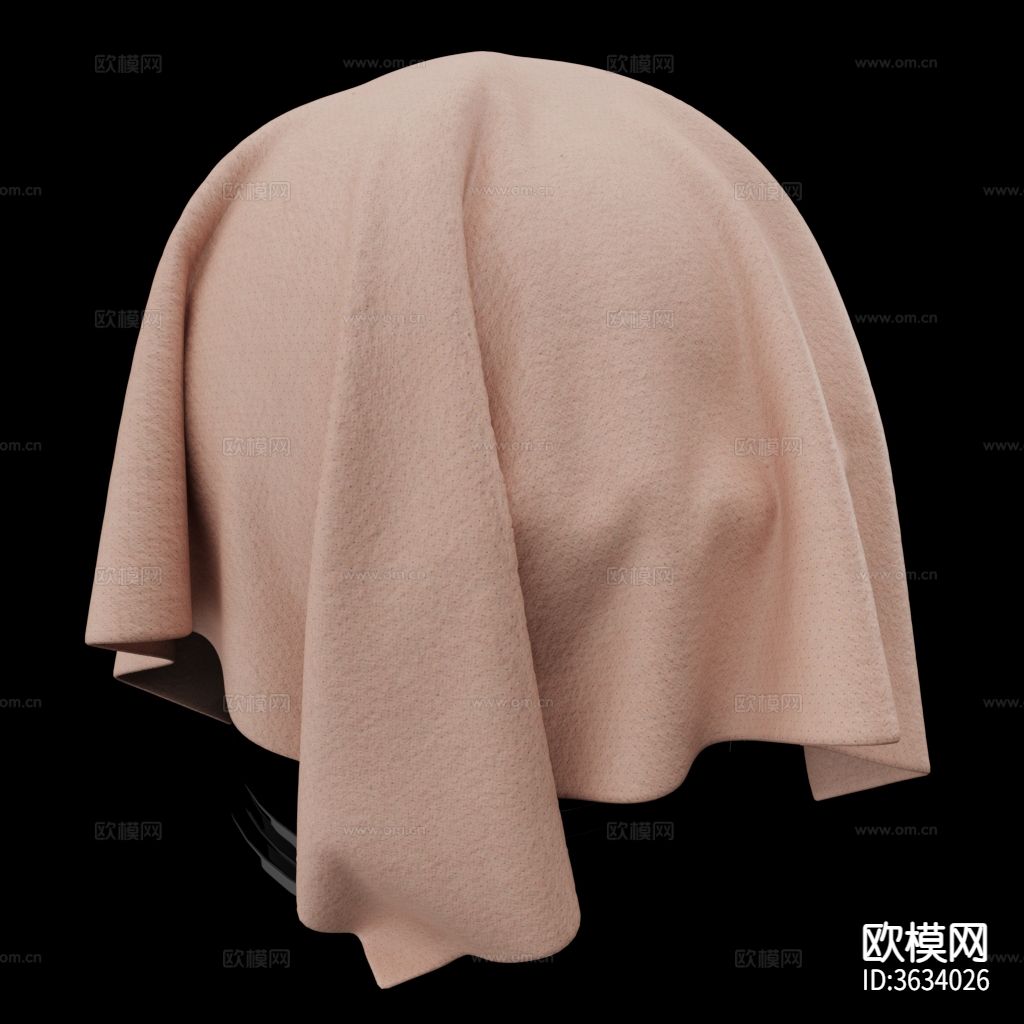 浅粉色棉布 布纹材质下载