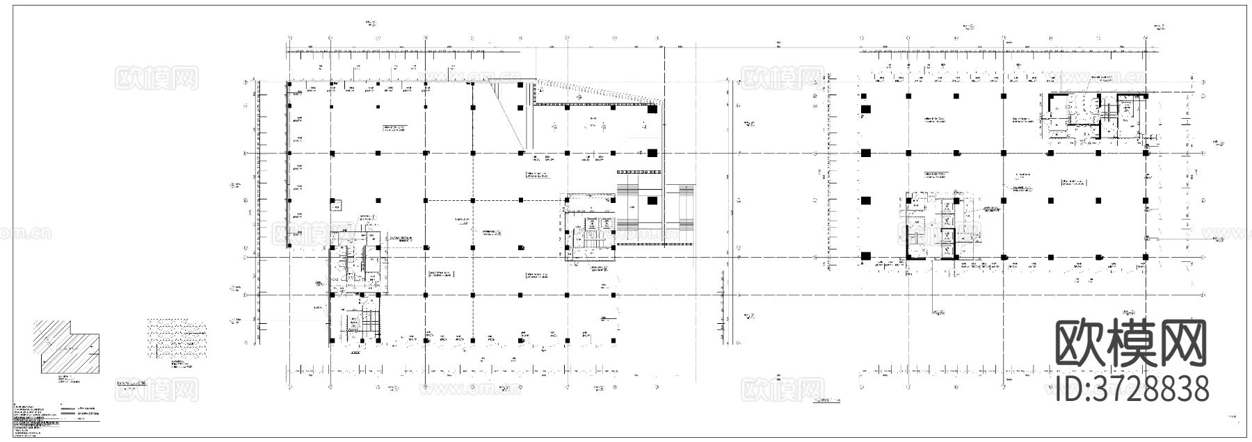研发丙类高层厂房建筑cad大样图下载（渲染图5）