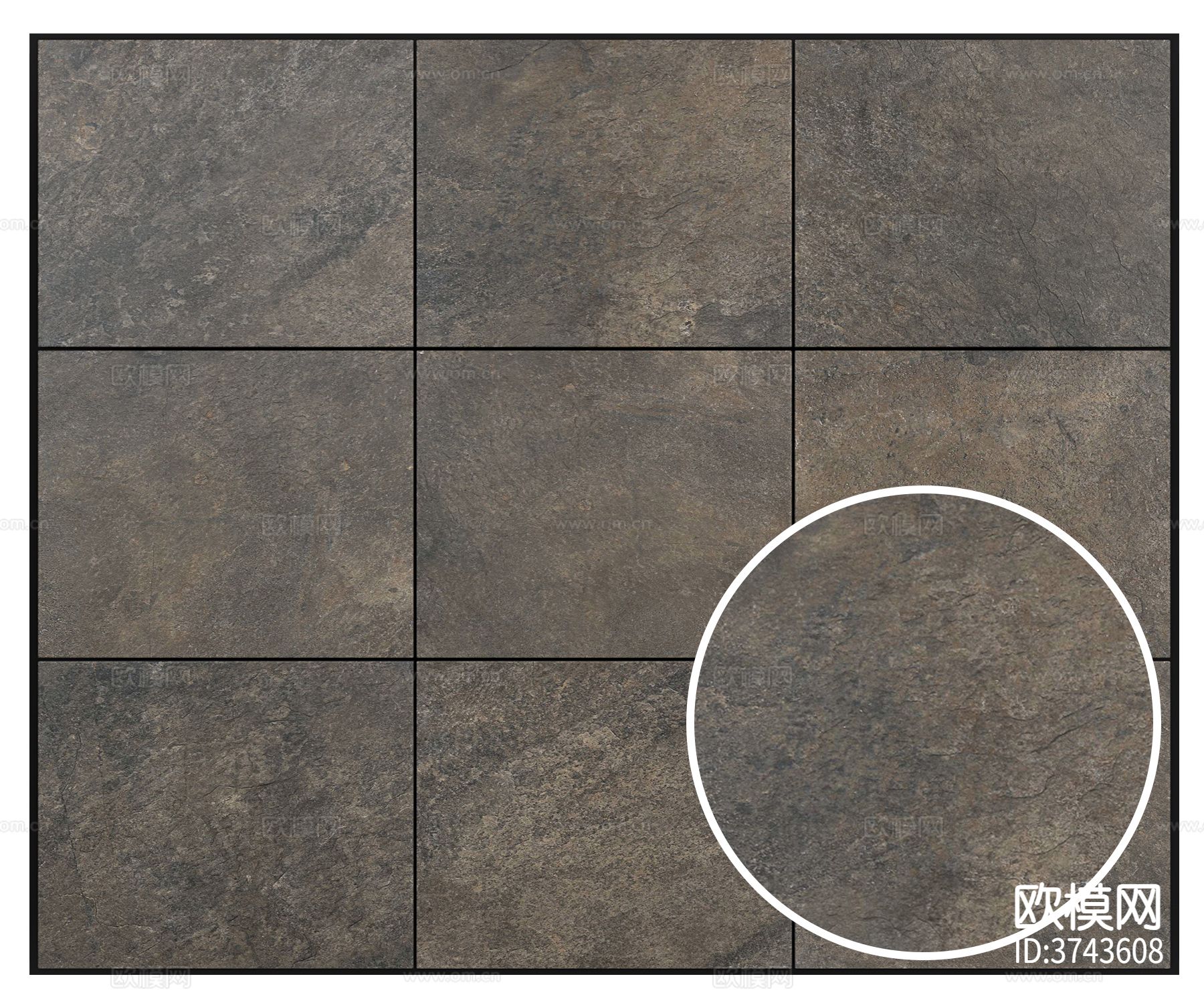 灰褐色水泥砖材质下载