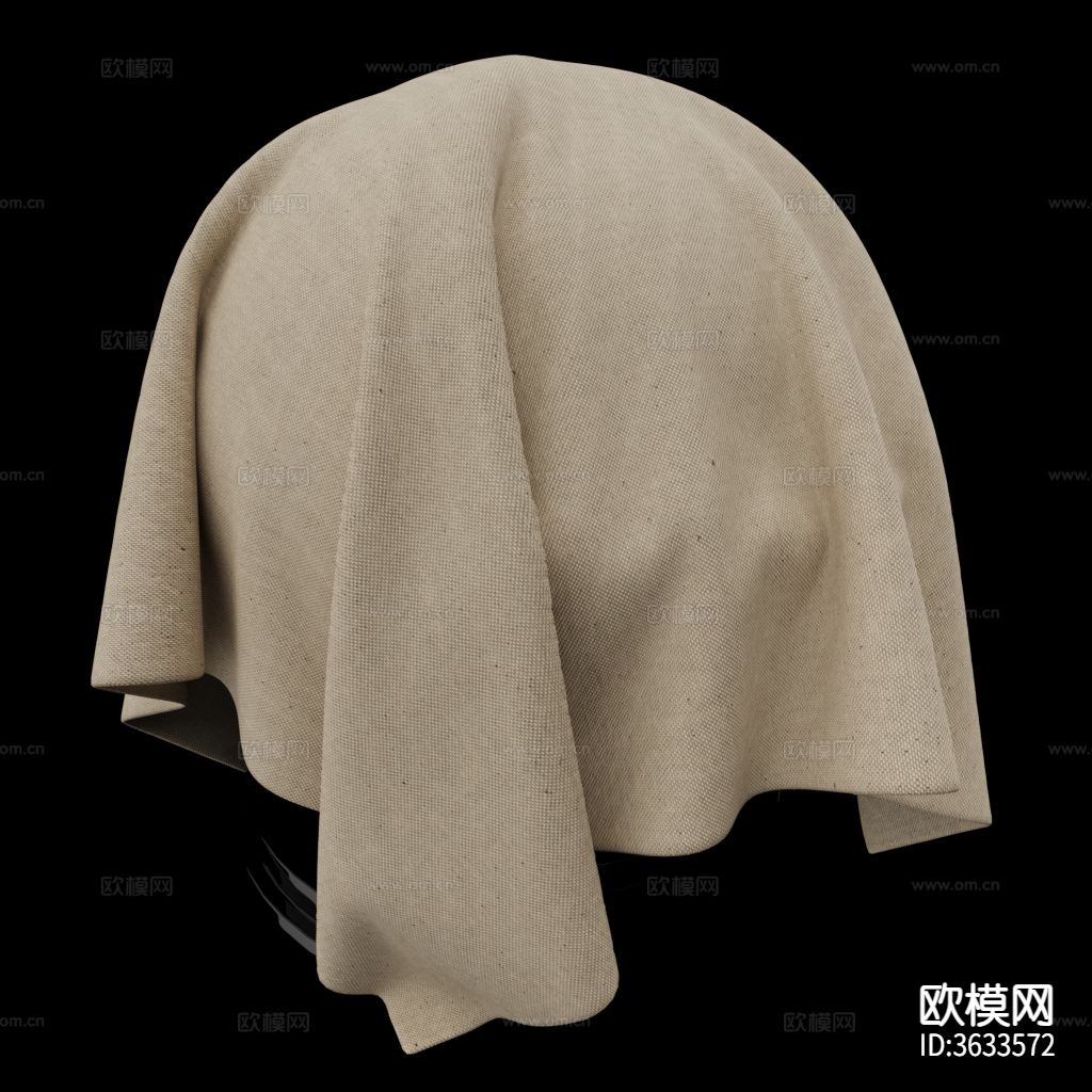 米黄色麻布材质下载