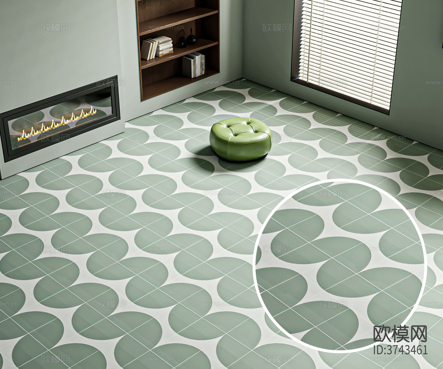 客厅地砖 花砖材质下载