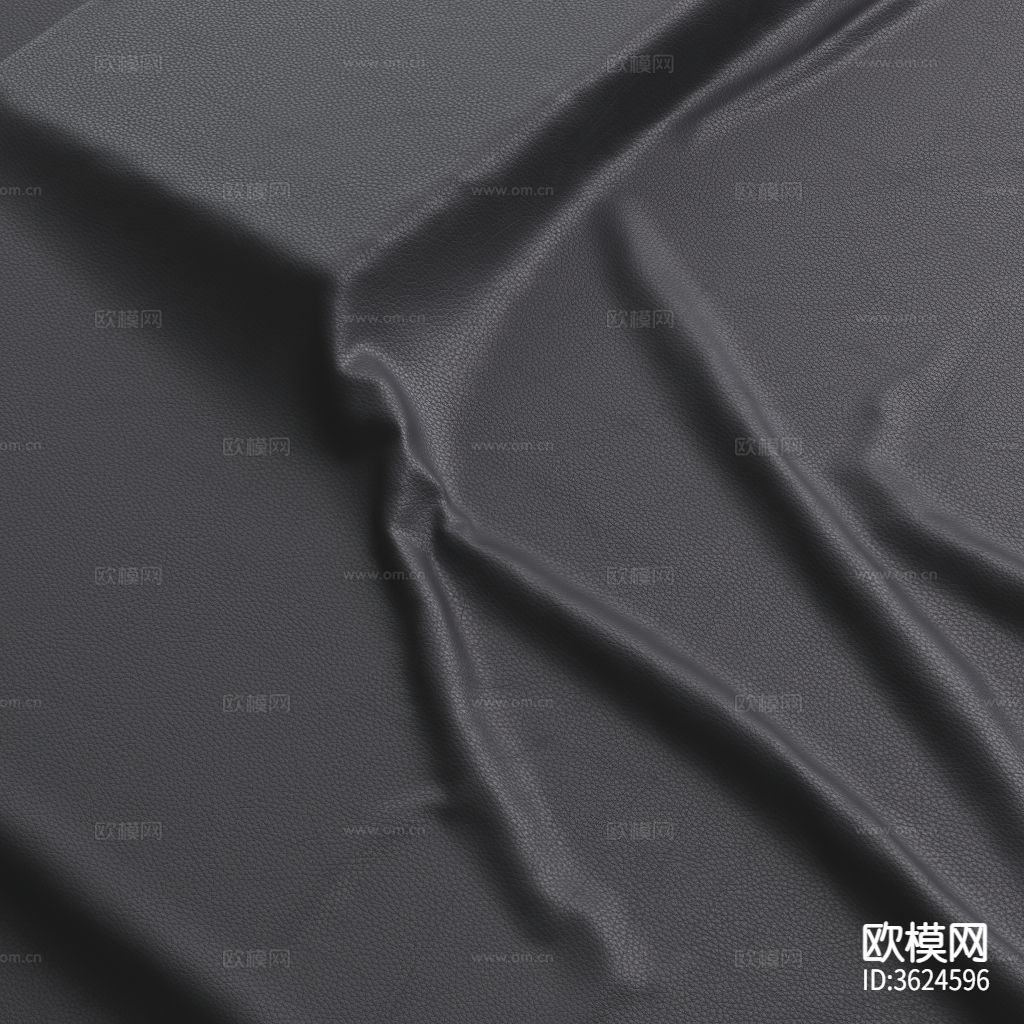黑色皮革 皮纹材质下载