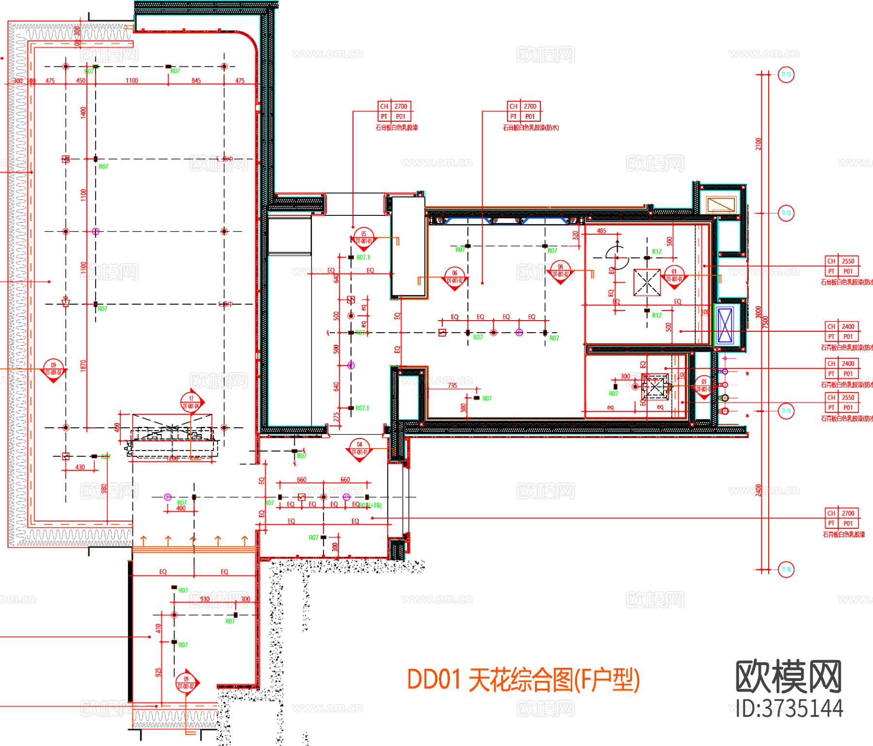 酒店客房 酒店房间 客房平面图 房间平面布局 客房平面布置cad施工图