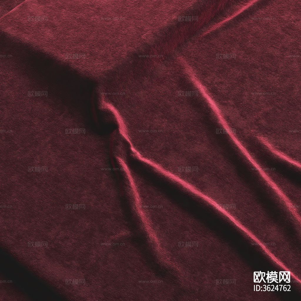 红色绒布 棉布材质下载