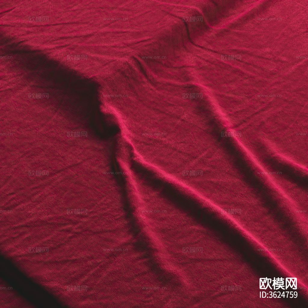 红色绒布 棉布材质下载