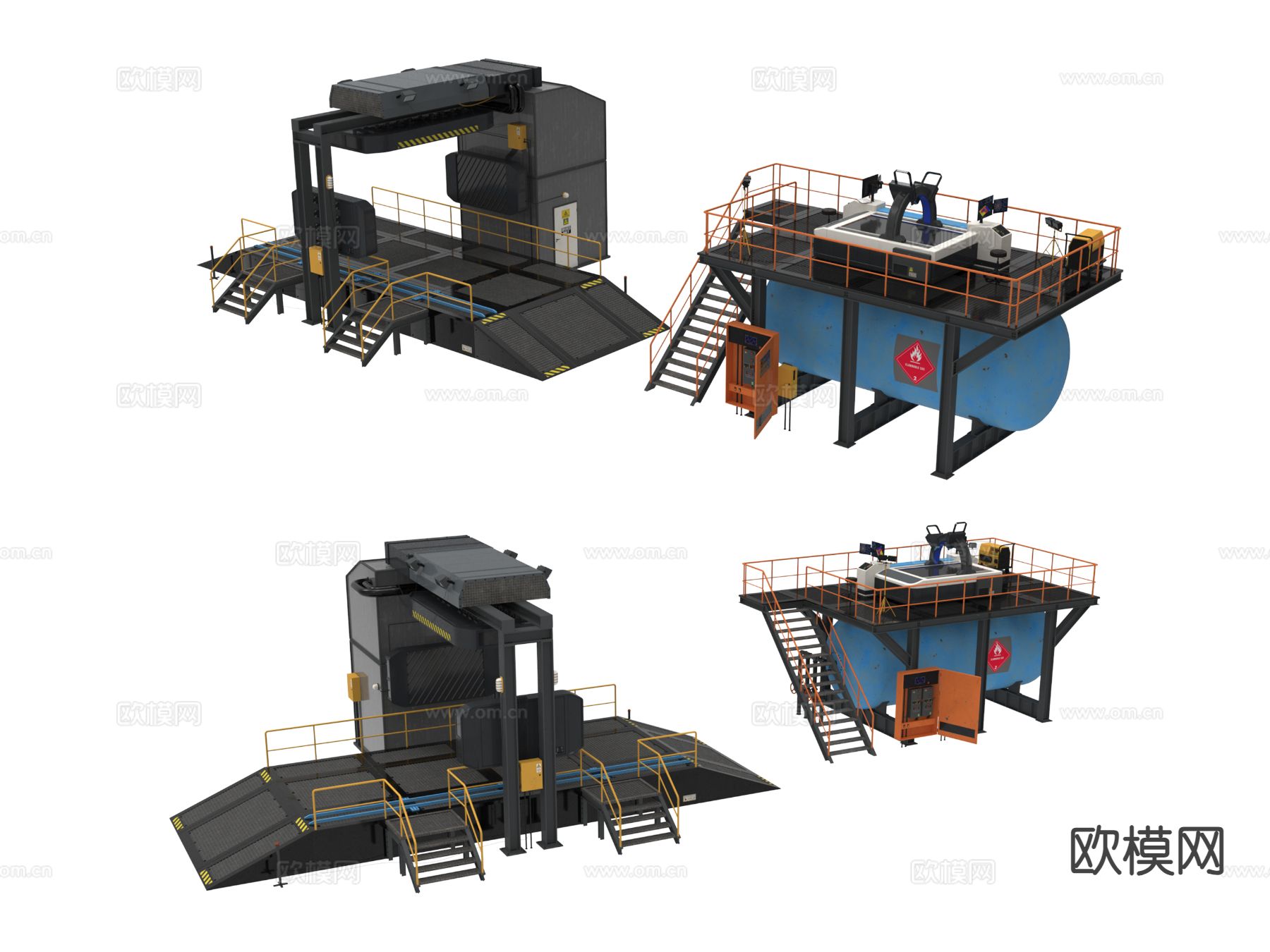 工业设备 工业器材3d模型