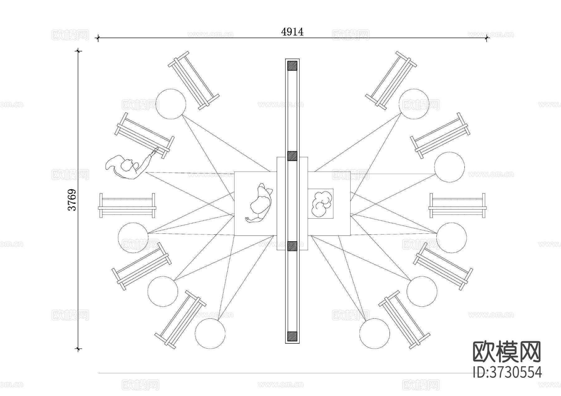 画架展示区 画架练习角cad大样图下载