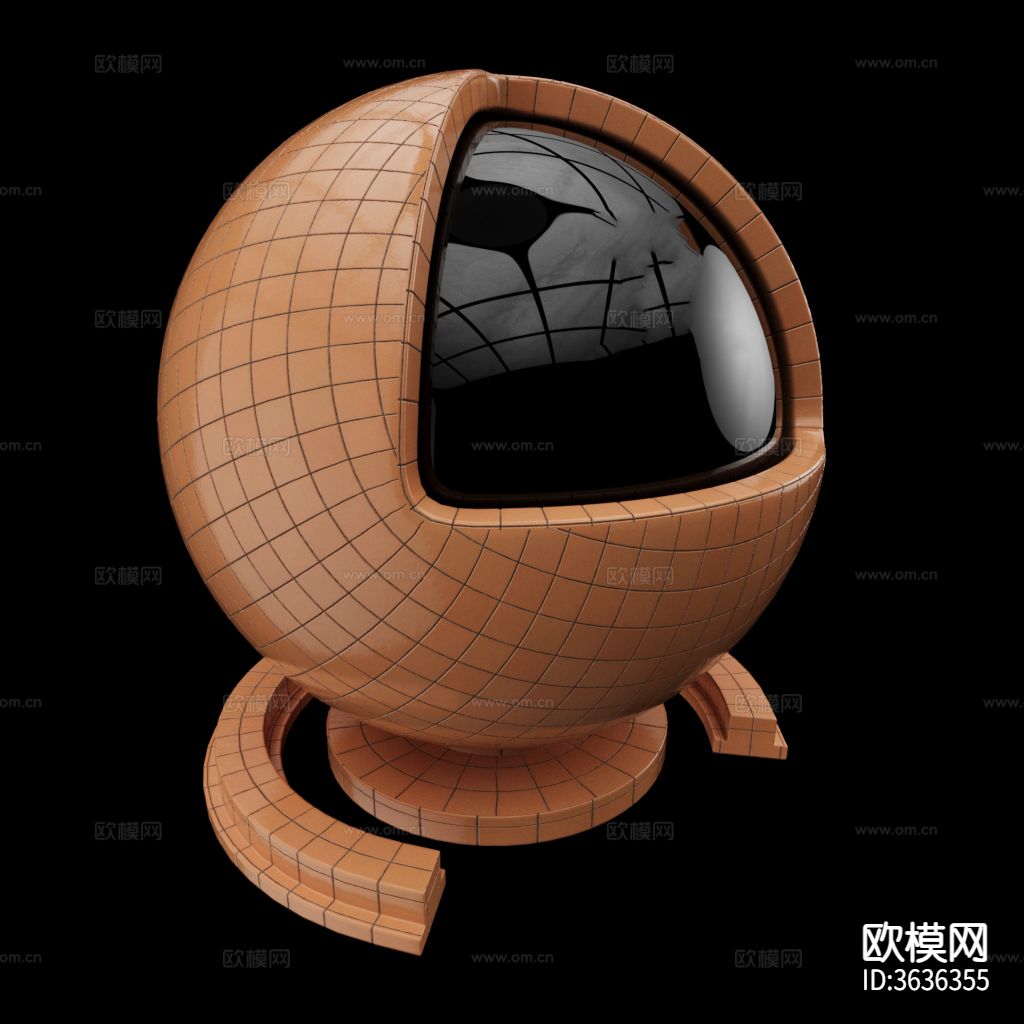 橙色马赛克瓷砖材质下载