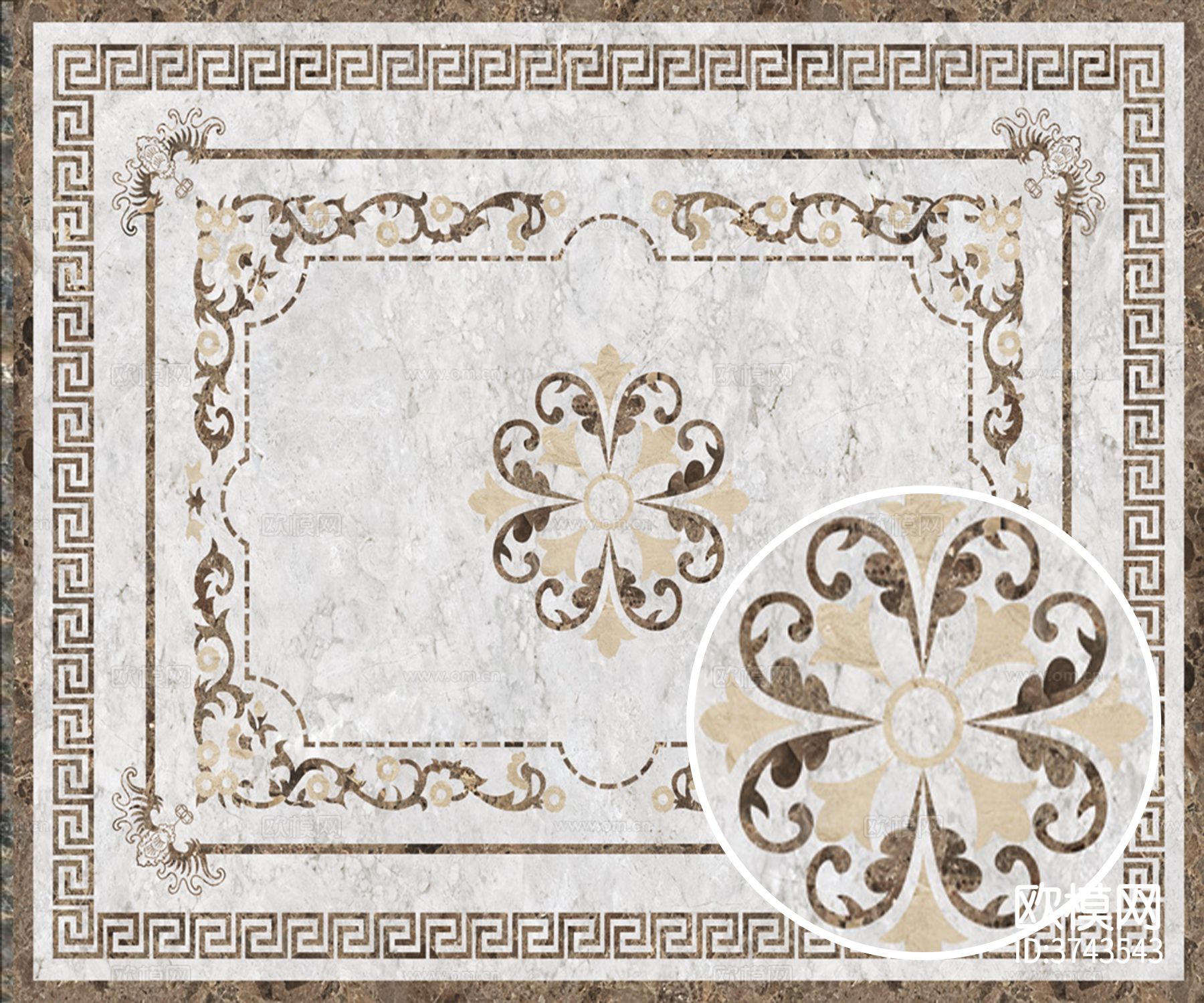 拼花地砖材质下载