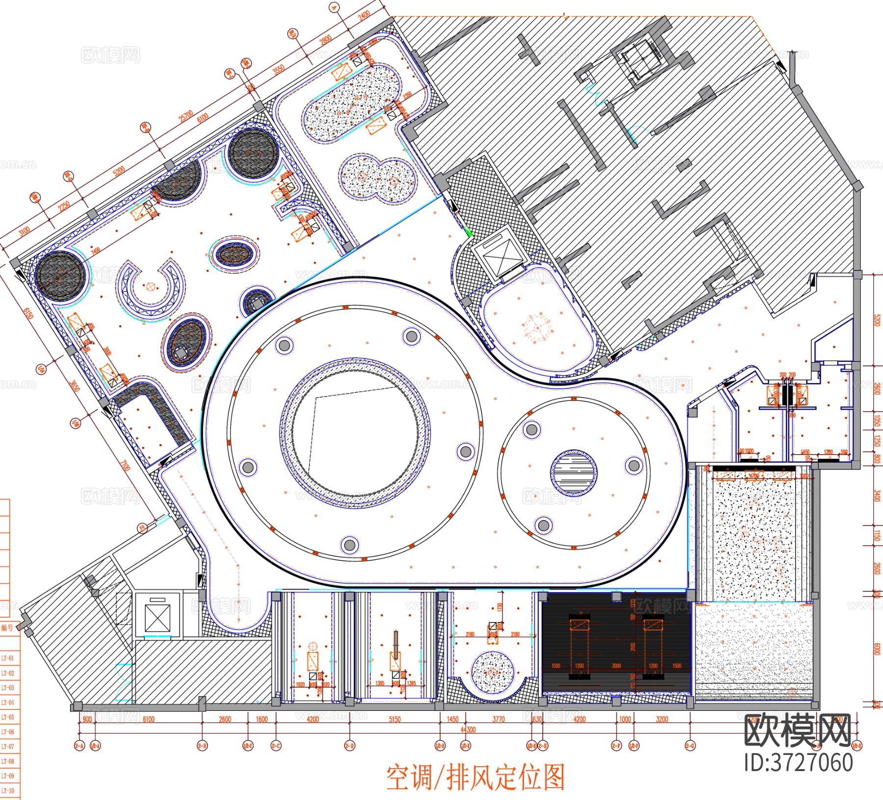 教育展厅CAD平面图