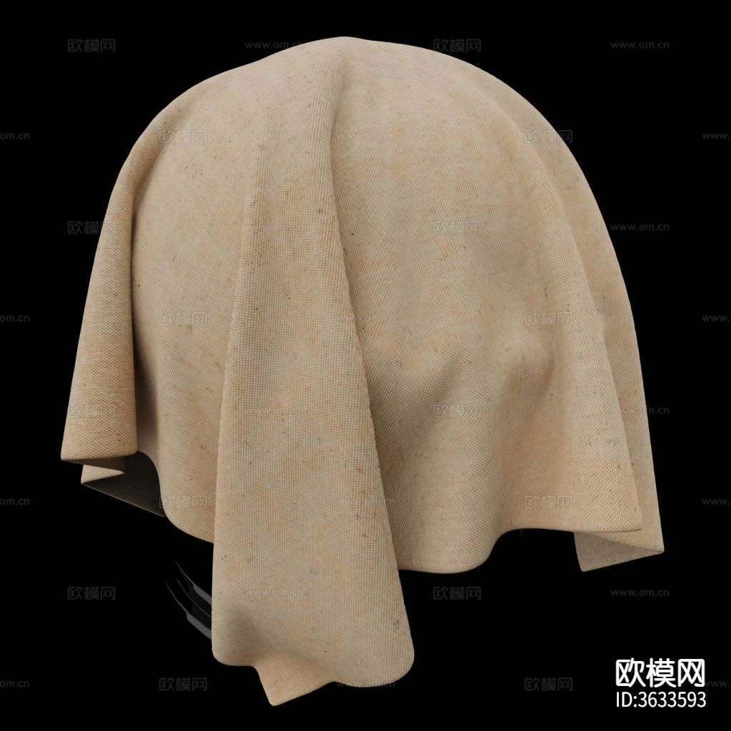 米黄色麻布材质下载