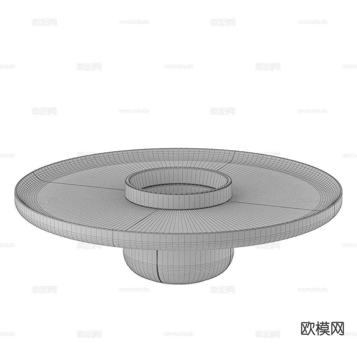 Giorgetti Ray 侘寂茶几 圆形茶几3d模型