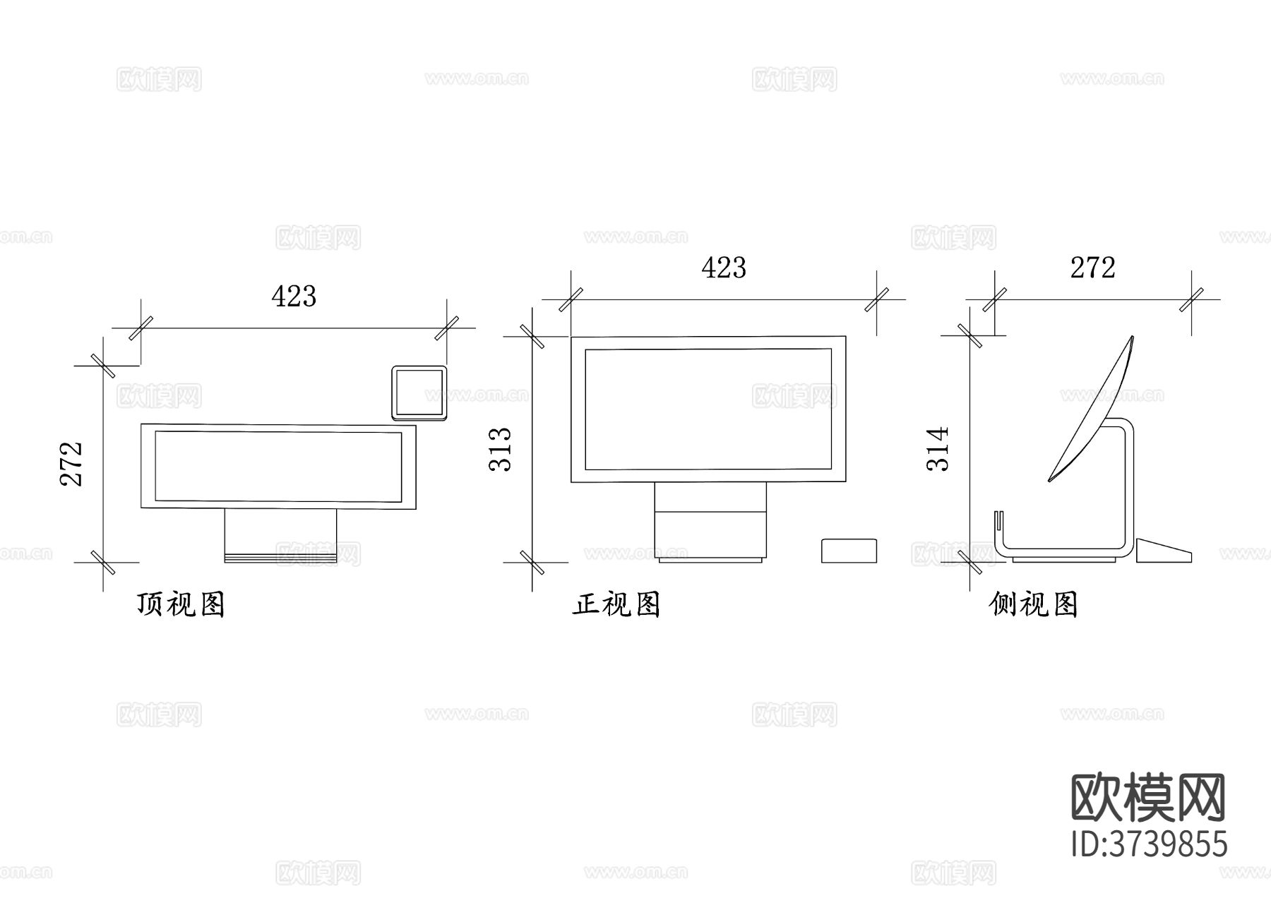 iPad支付流程cad平面图