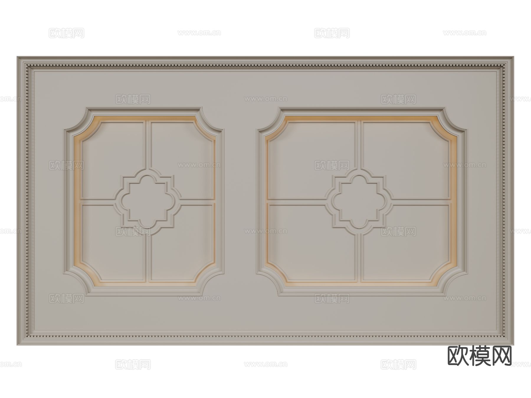 法式吊顶 造型天花3d模型