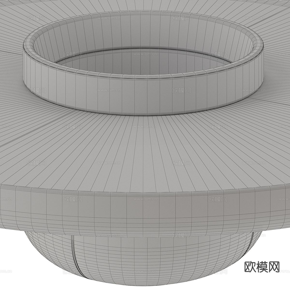 Giorgetti Ray 侘寂茶几 圆形茶几3d模型