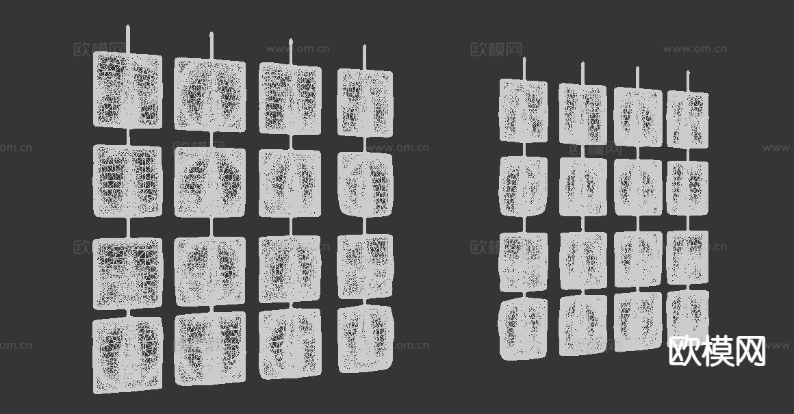 艺术墙饰 挂饰3d模型