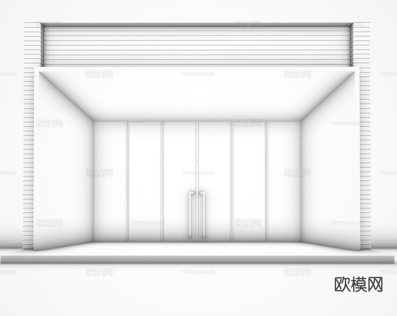 家具门头 店铺门面3d模型