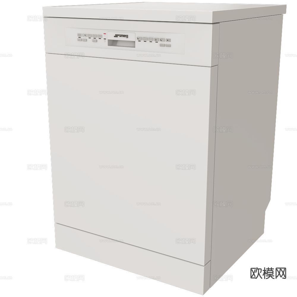 Smeg 洗碗机3d模型