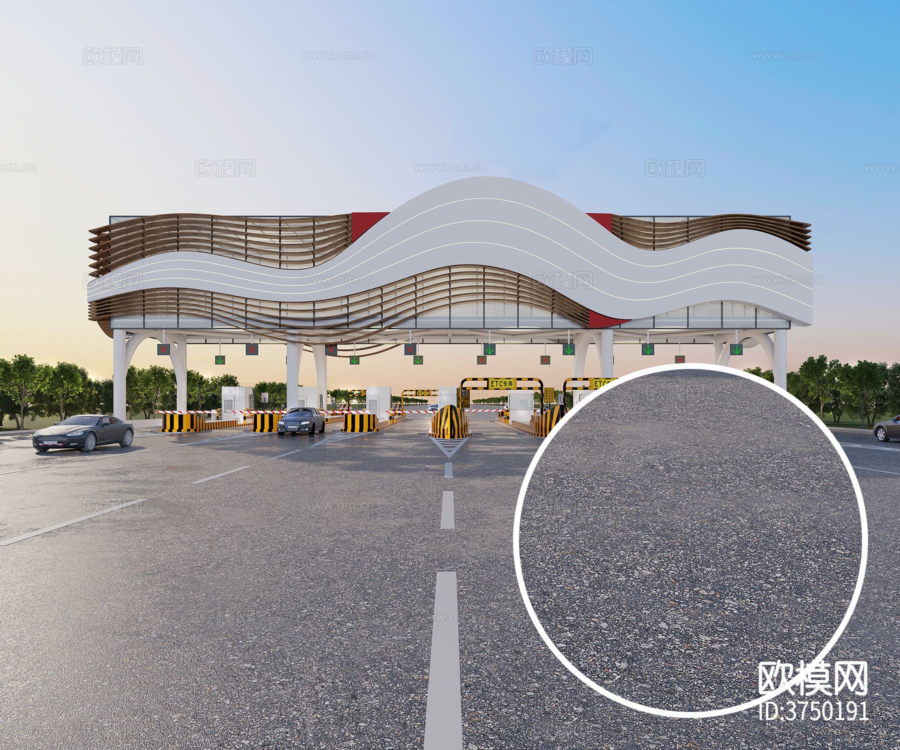 沥青路材质下载