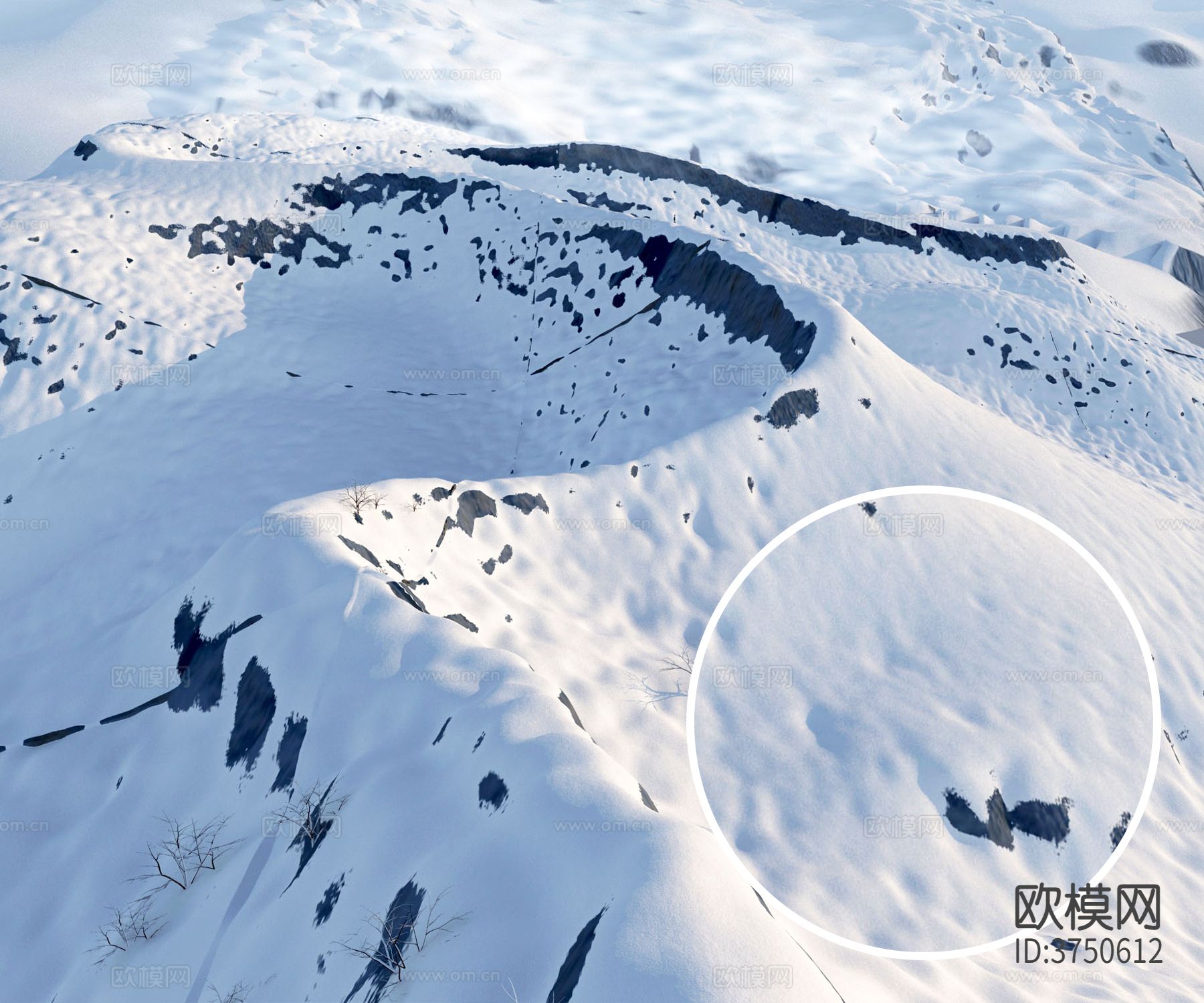 雪景 雪地材质下载