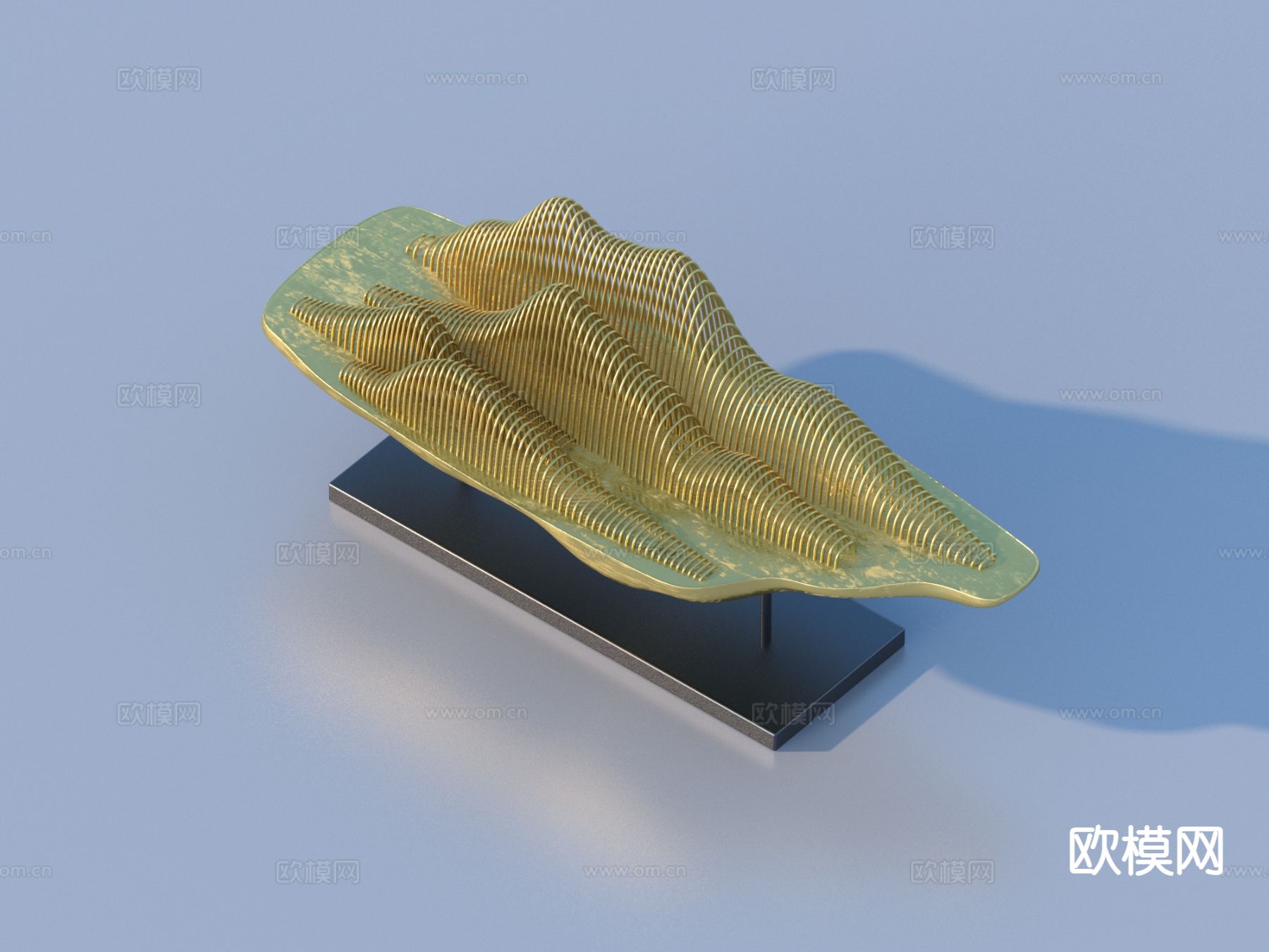 山峰雕塑 艺术摆件3d模型