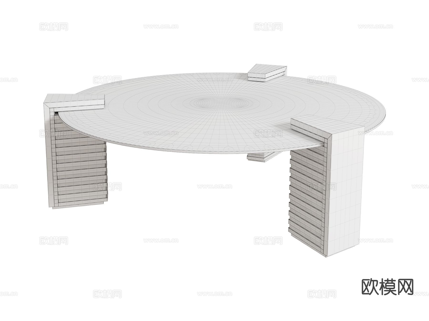 visionnaire 圆形茶几3d模型
