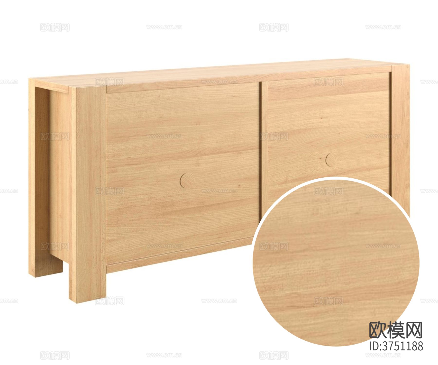 柜子 原木纹材质下载