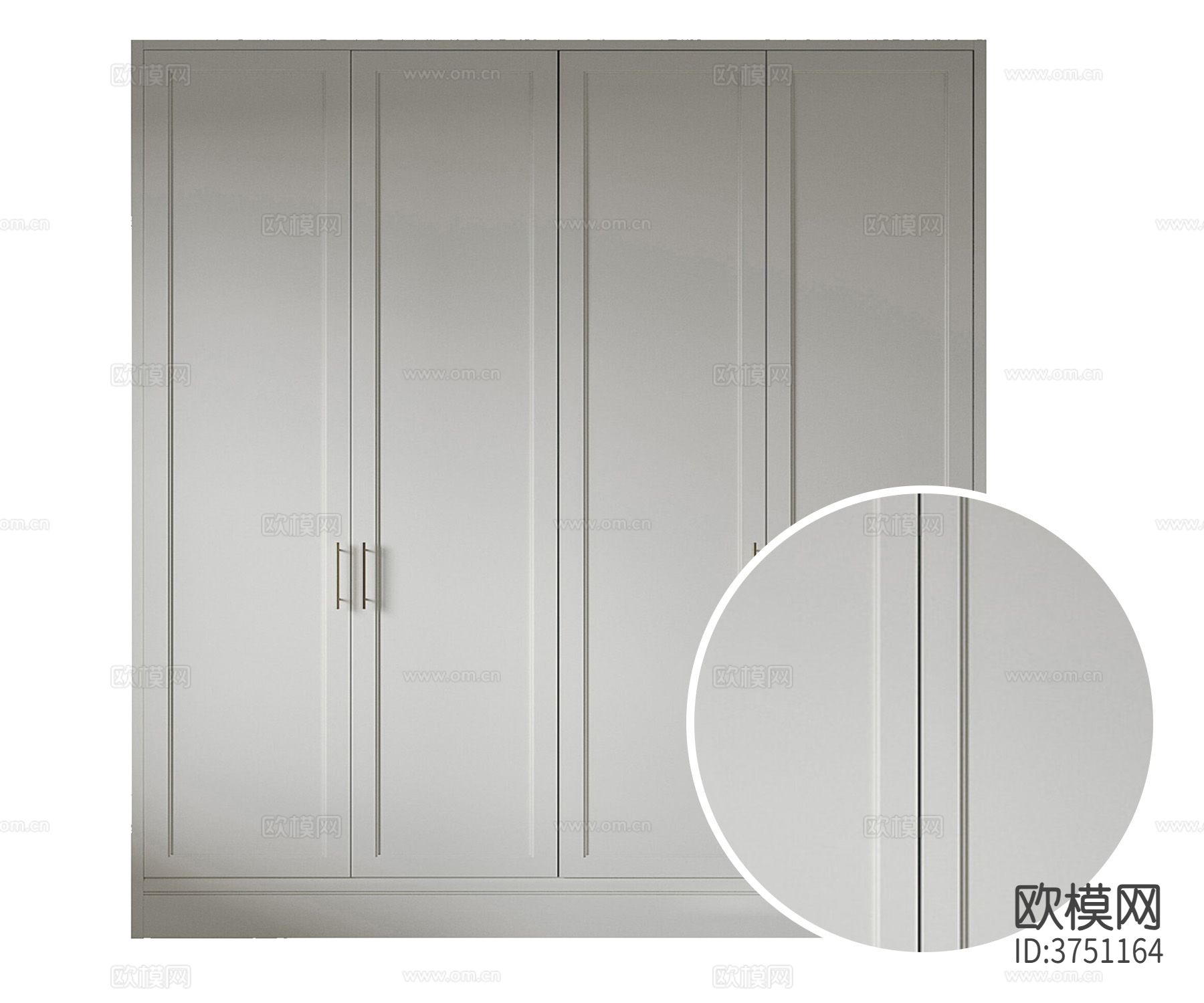 衣柜 哑光木纹材质下载