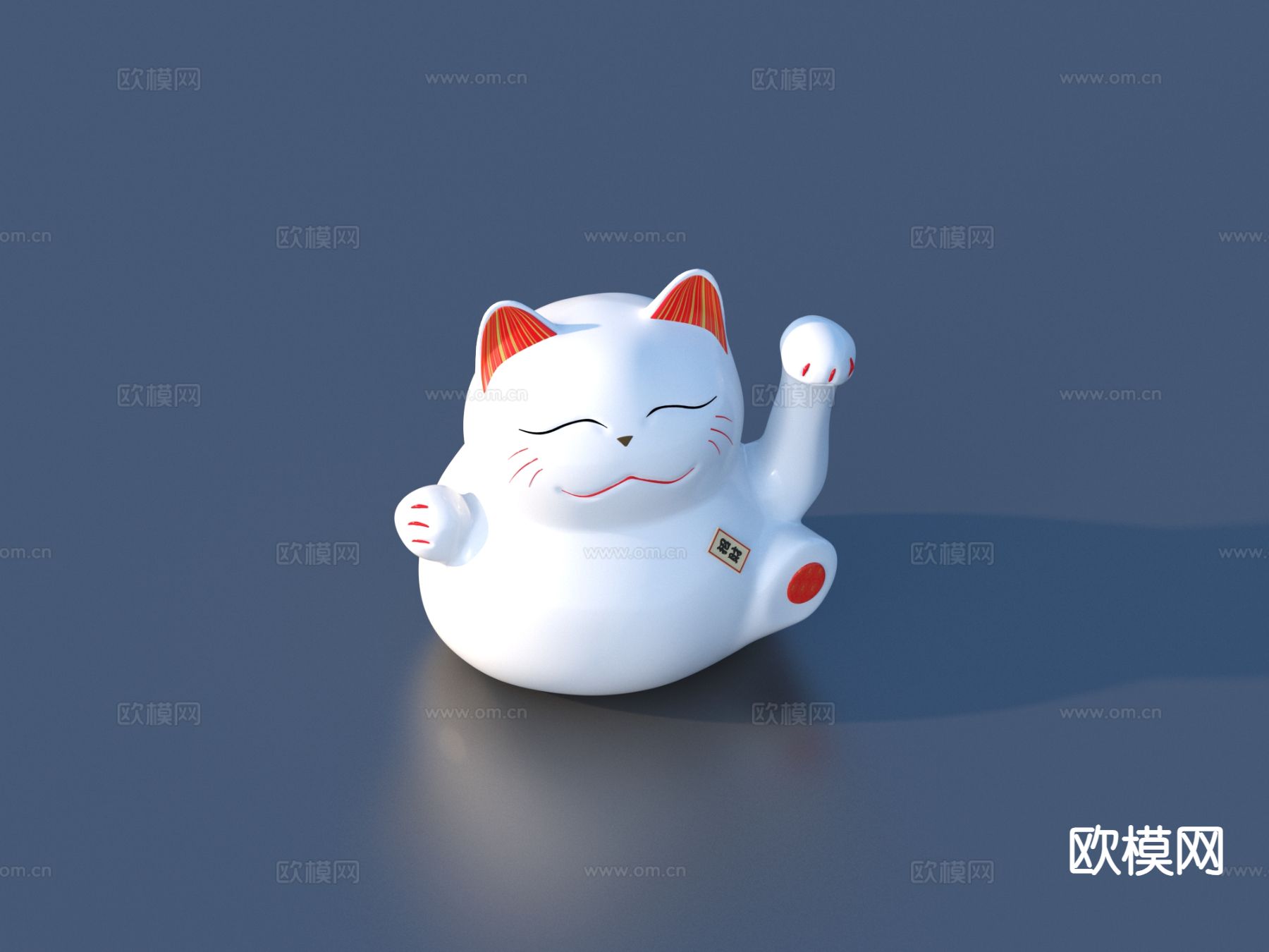 招财猫 存钱罐 装饰品 艺术摆件3d模型