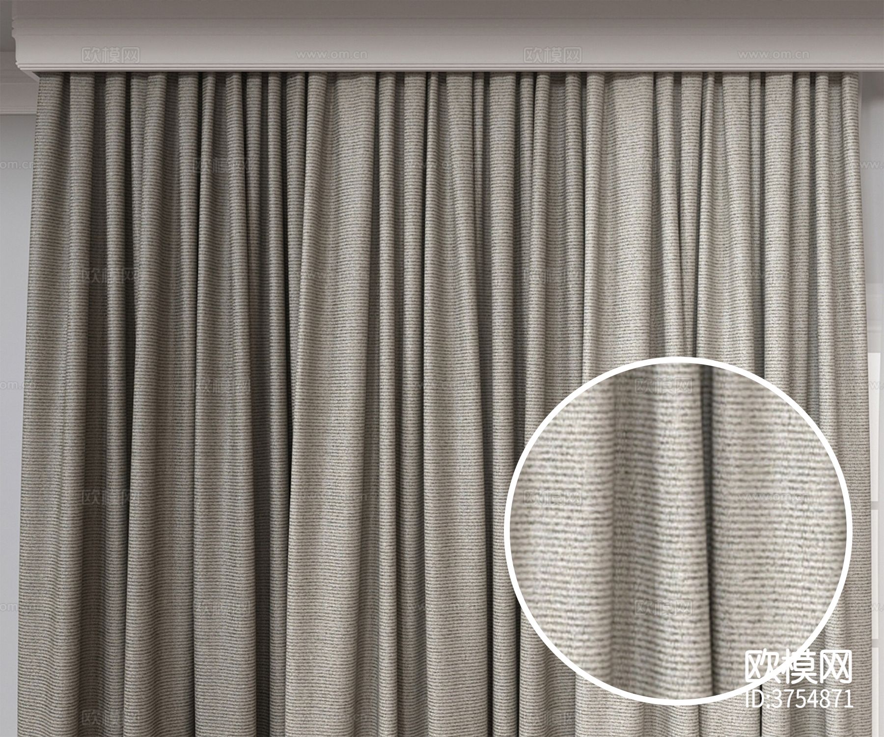 窗帘 亚麻布材质下载