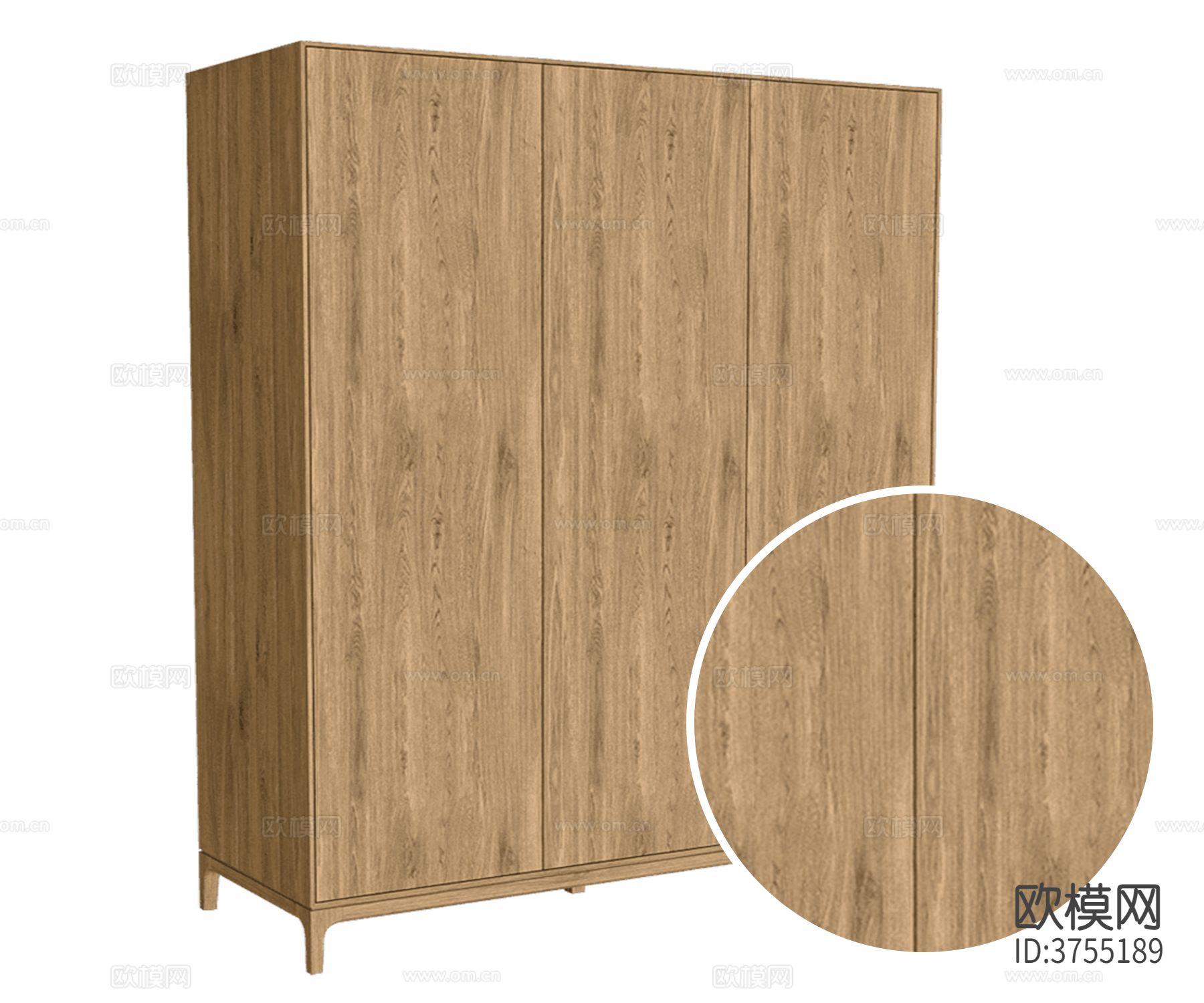 衣柜 原木纹材质下载