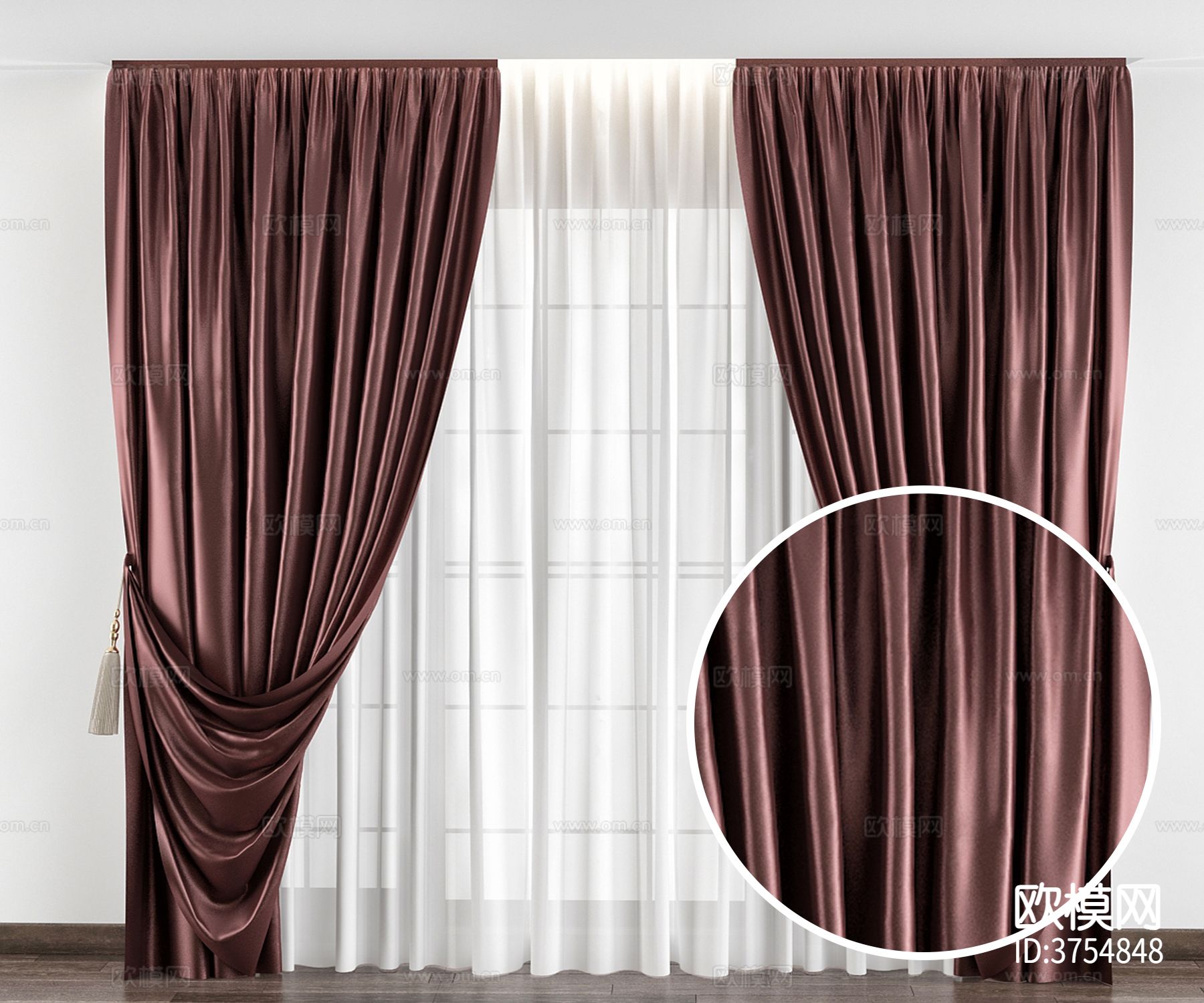 窗帘 丝绸材质下载