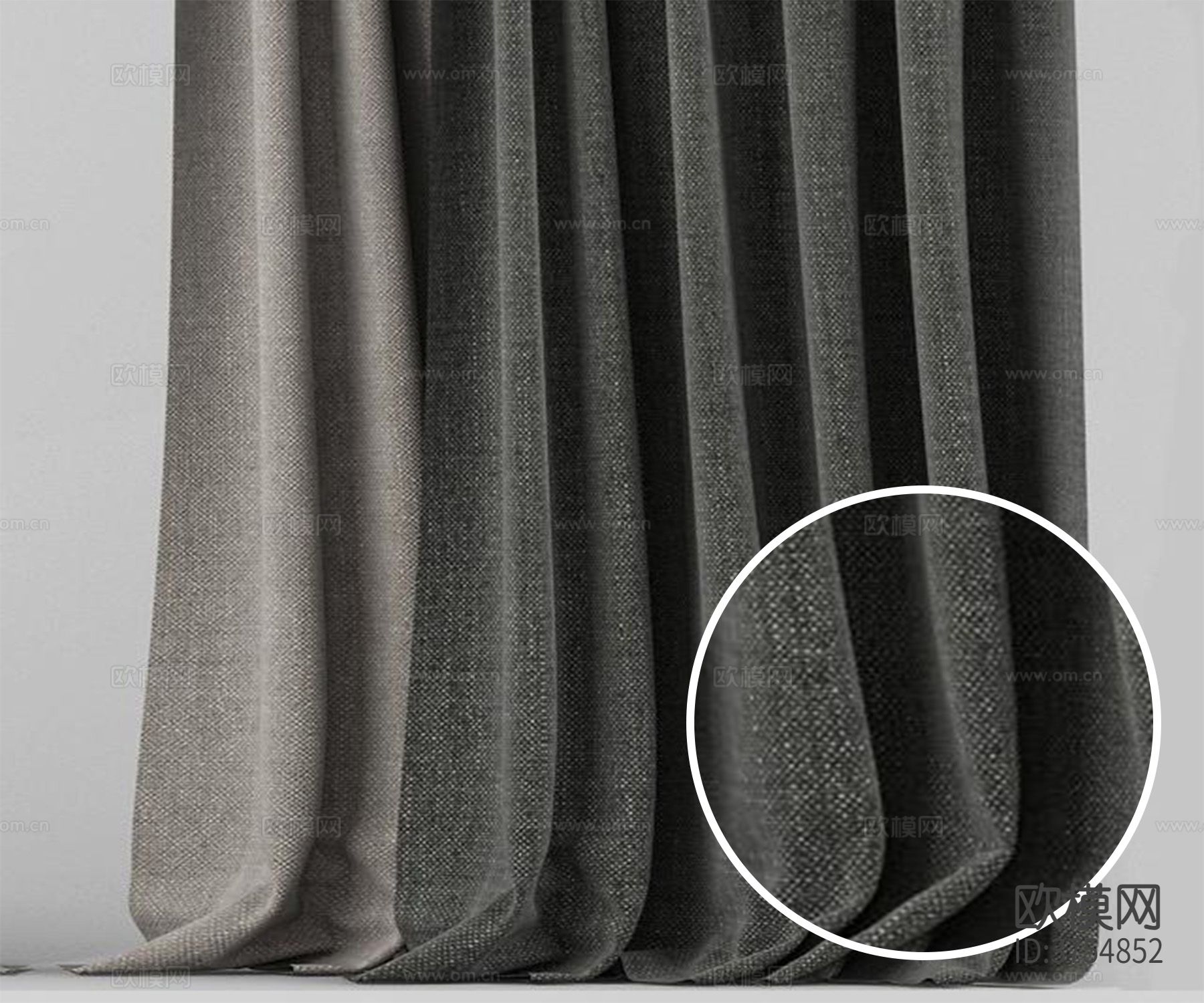 窗帘 亚麻布材质下载