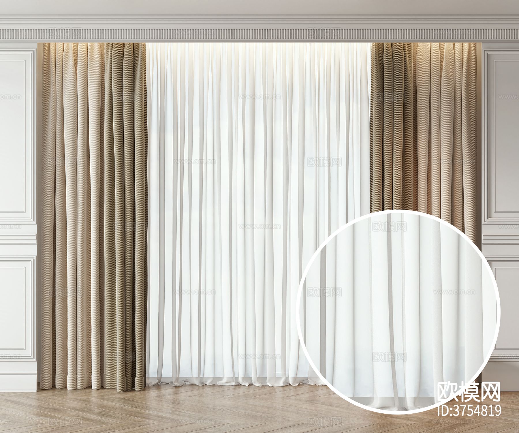 窗帘 纱帘材质下载