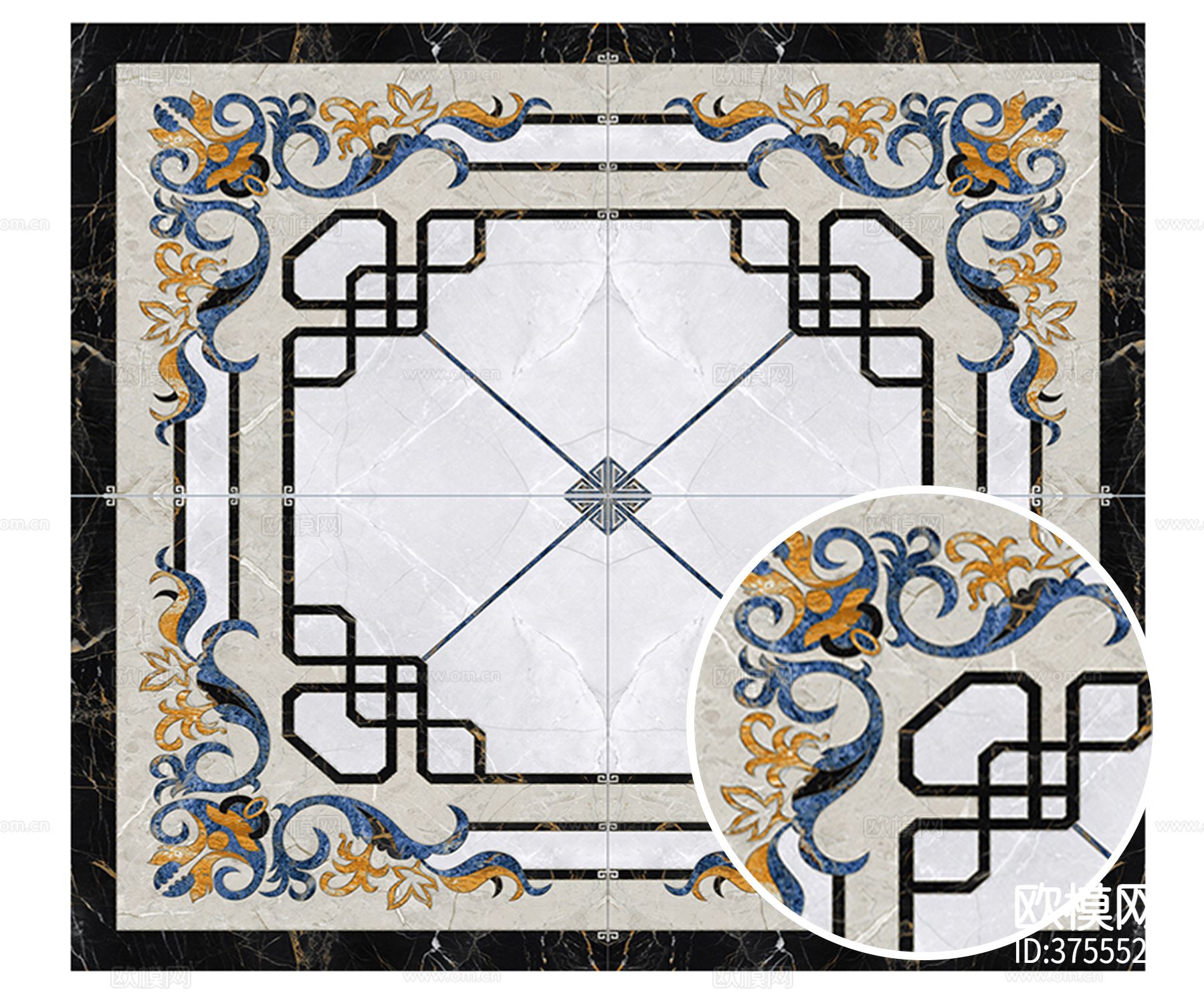 拼花地砖材质下载