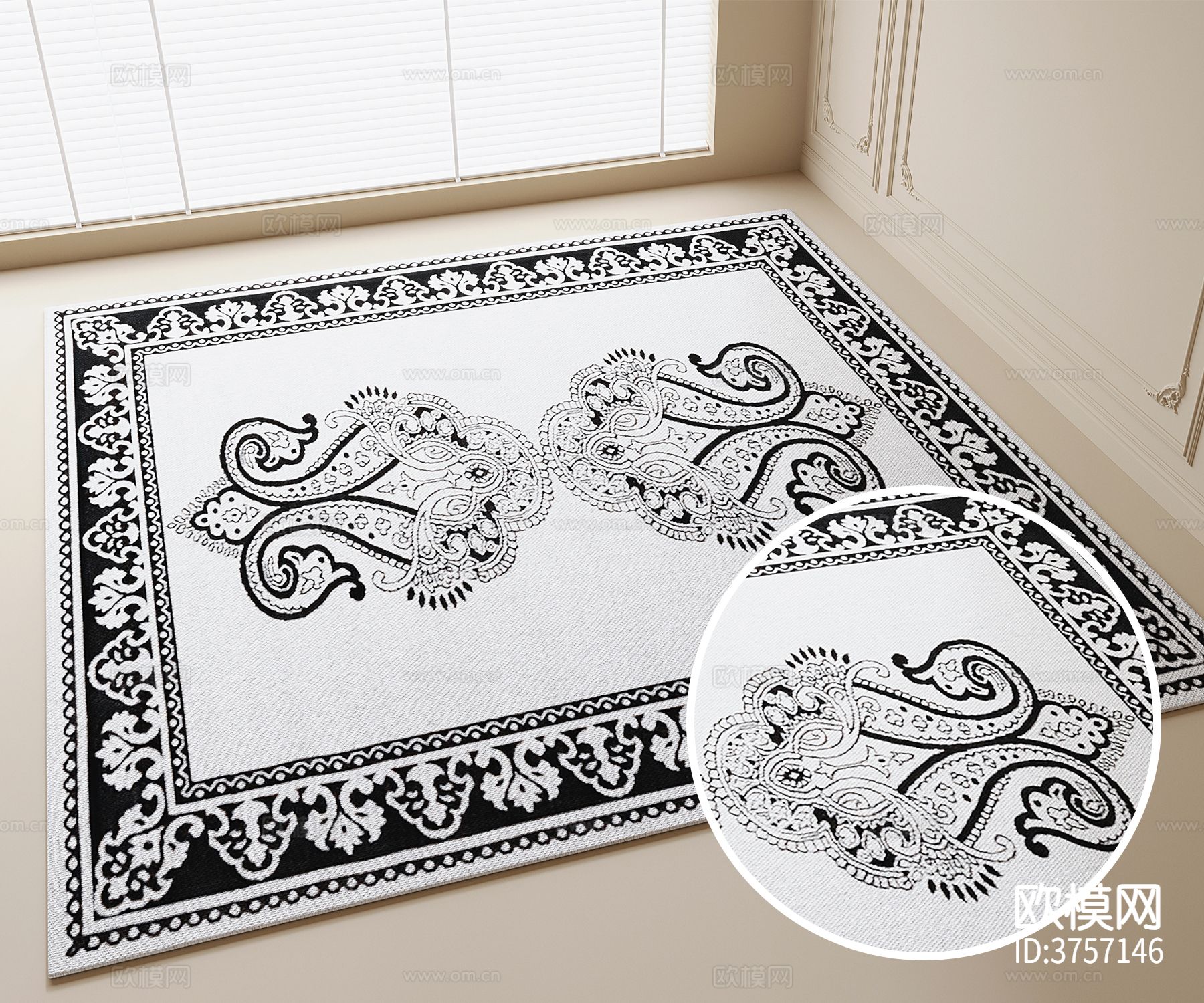 方形地毯材质下载