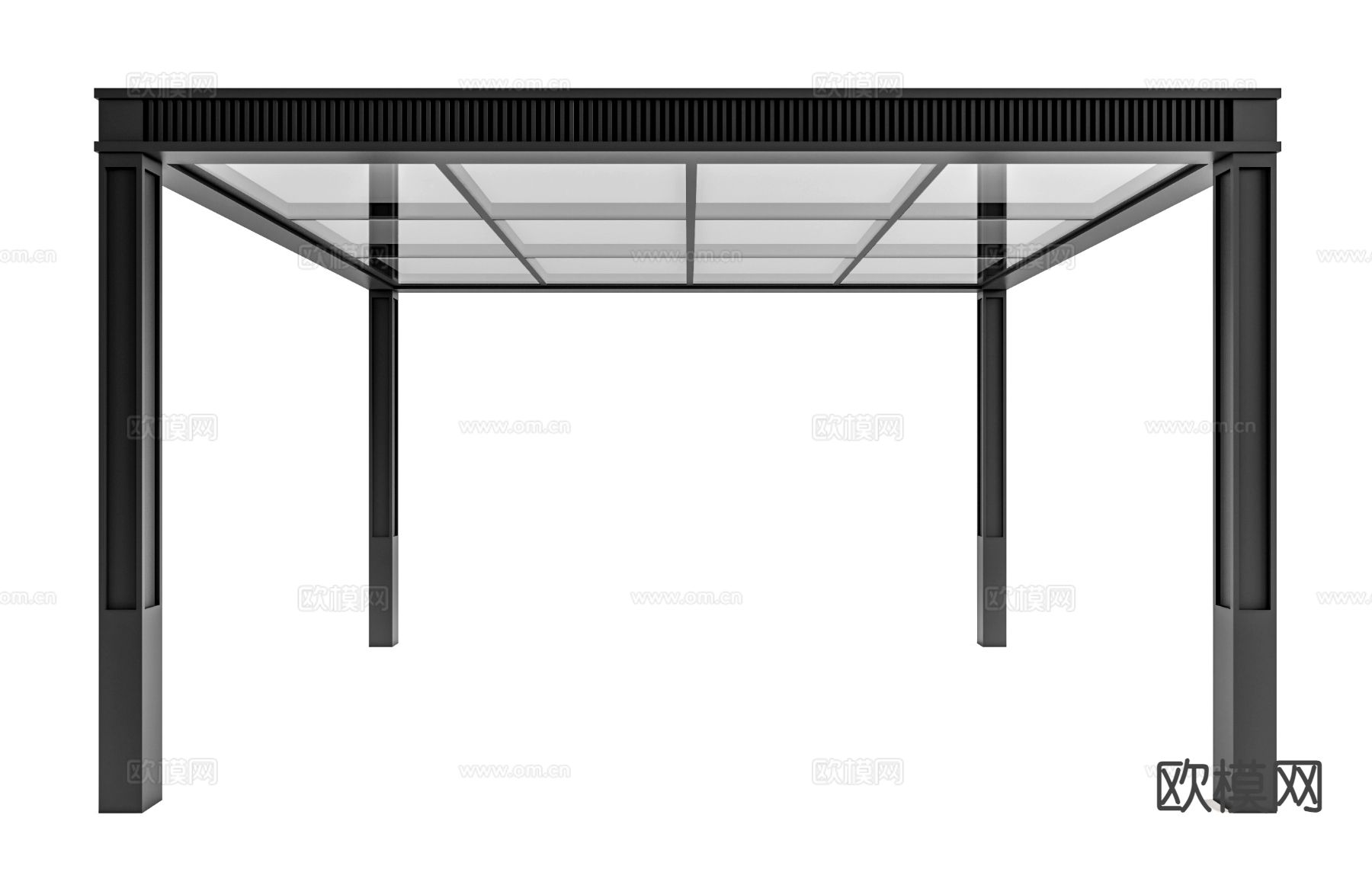 景观凉亭 遮阳棚 廊架 遮雨棚3d模型