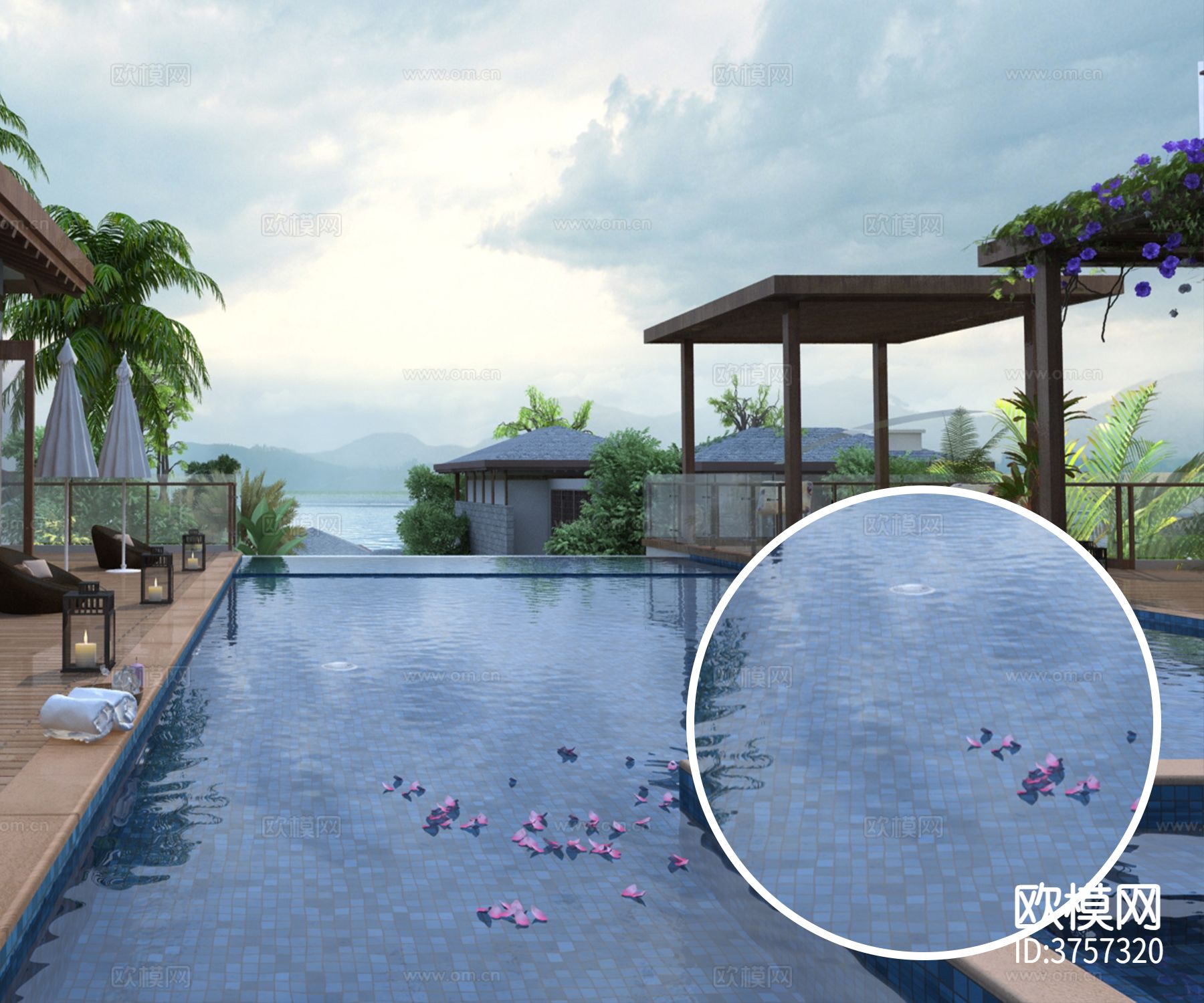 泳池水材质下载