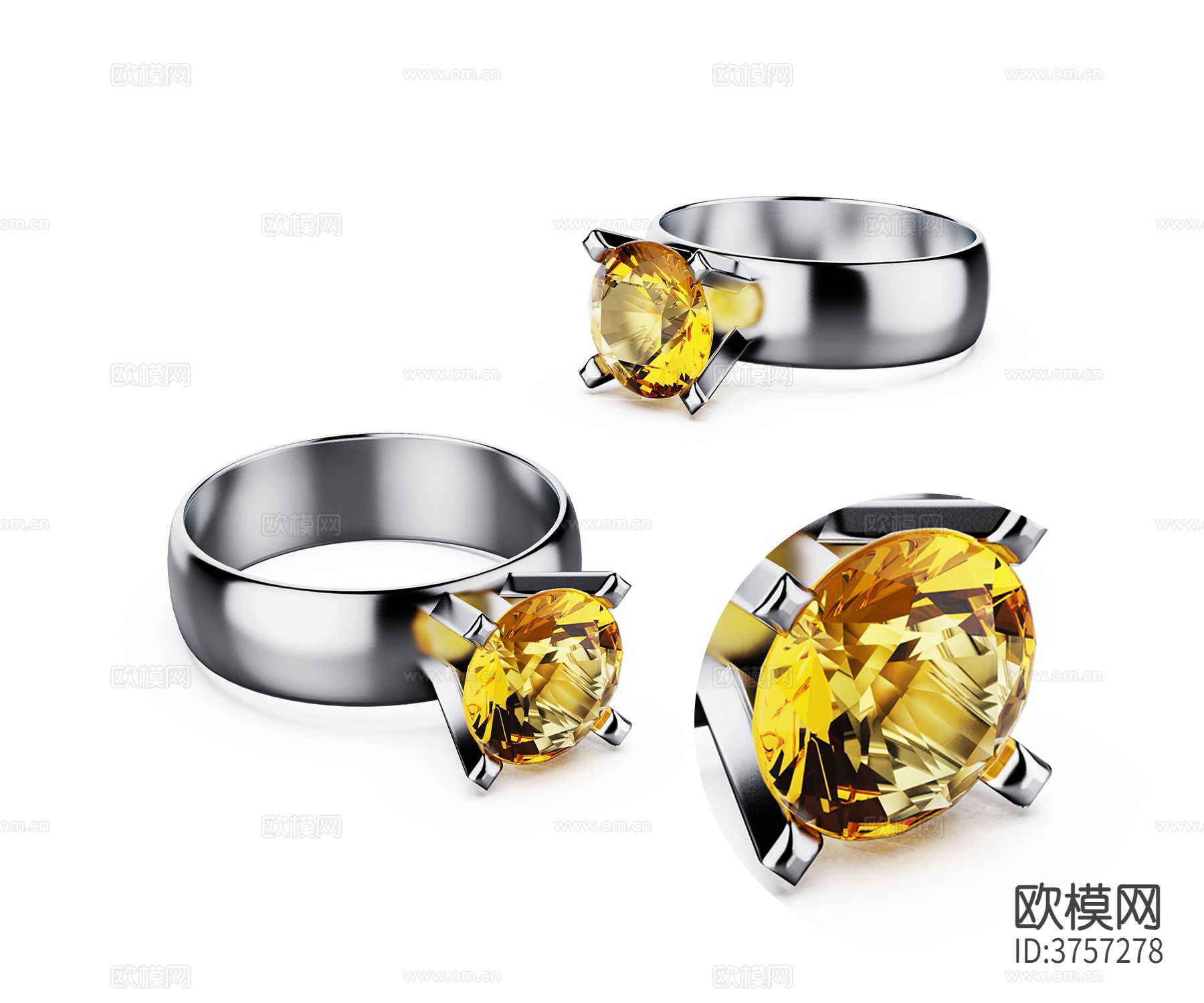 黄宝石材质下载