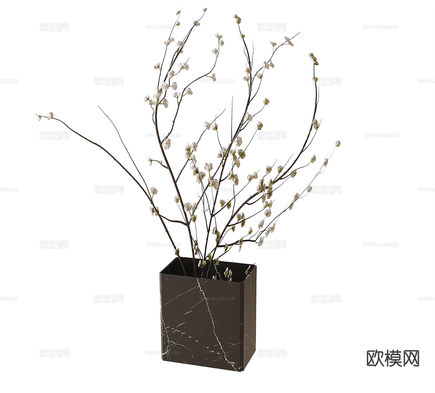 现代插花 花艺su模型